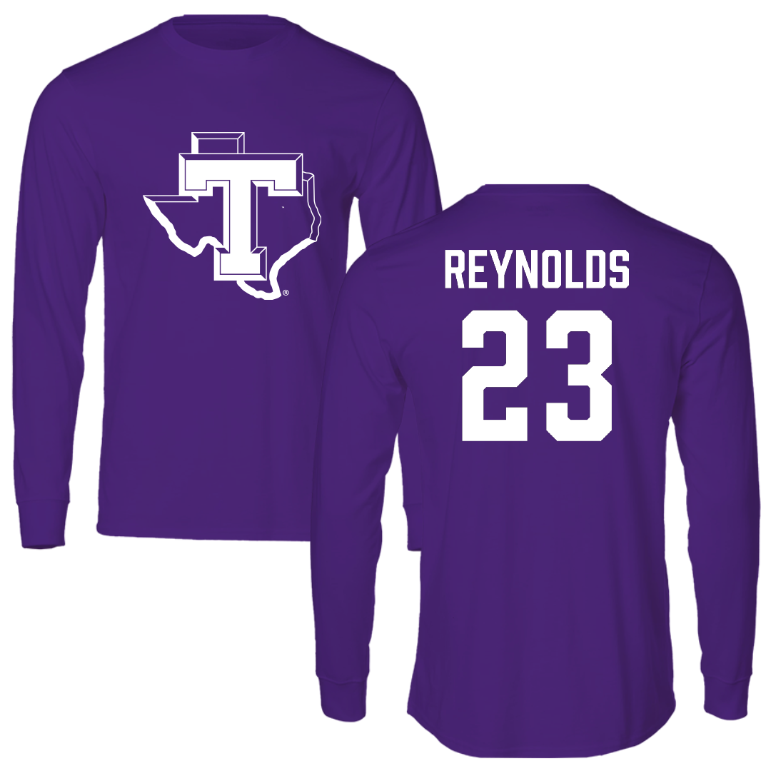 Tarleton State University Soccer (W) Purple Long Sleeve - #23 Stevie Reynolds