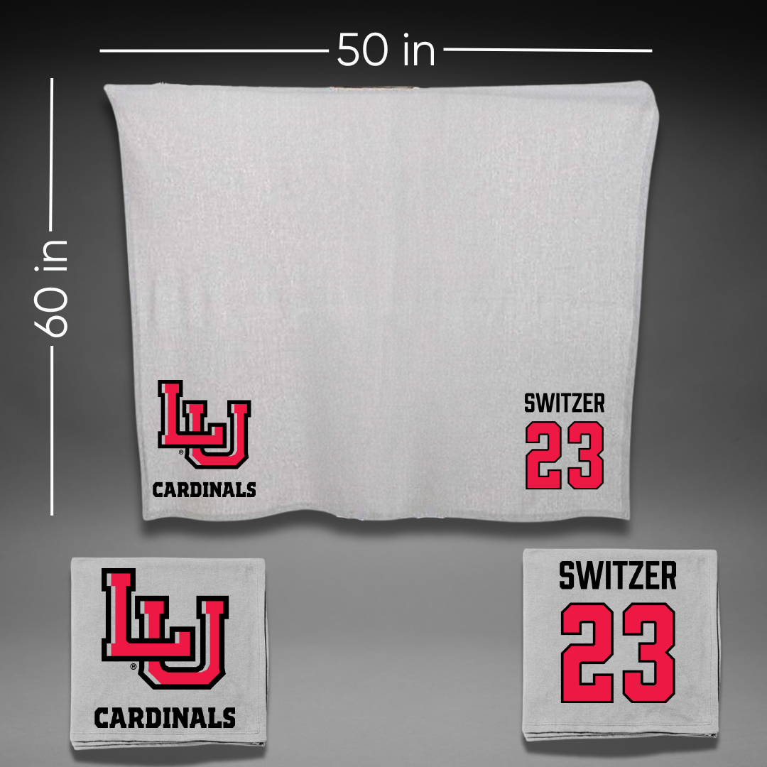 Lamar University Soccer Gray Blanket - #23 Anneliese Switzer