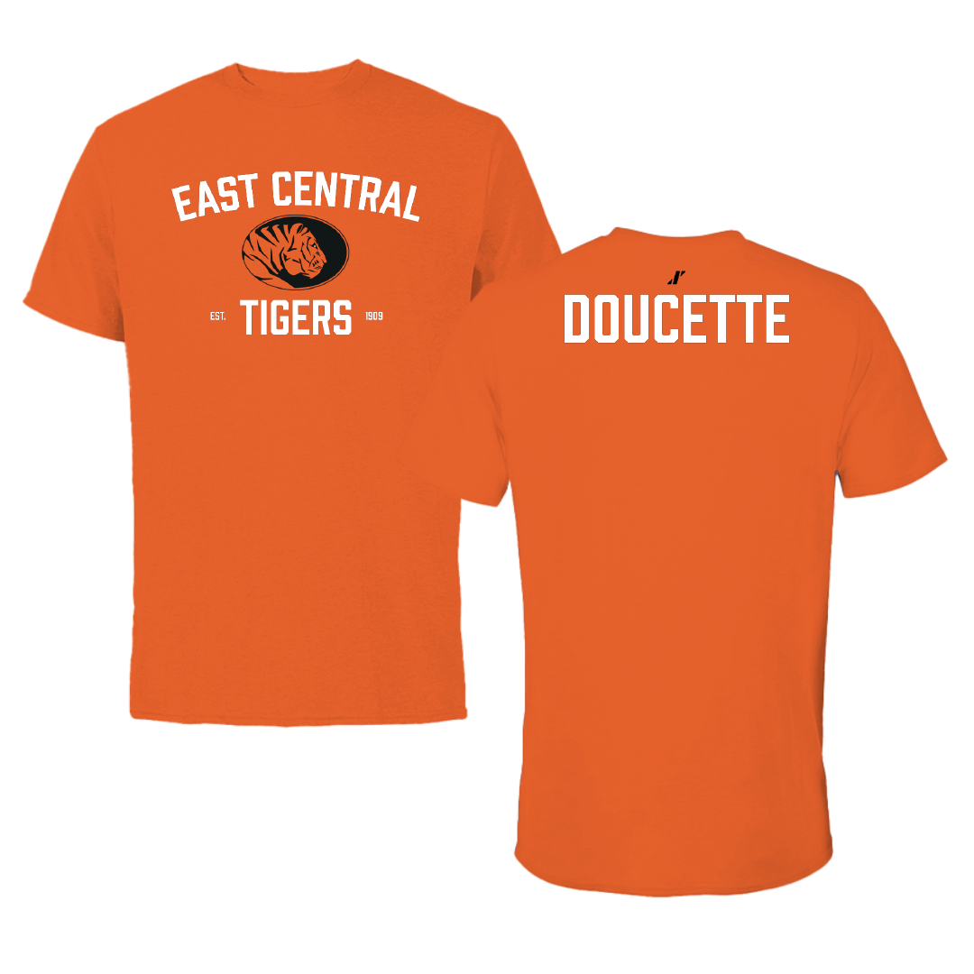 East Central University TF and XC Orange General Performance Tee - Olivia Doucette