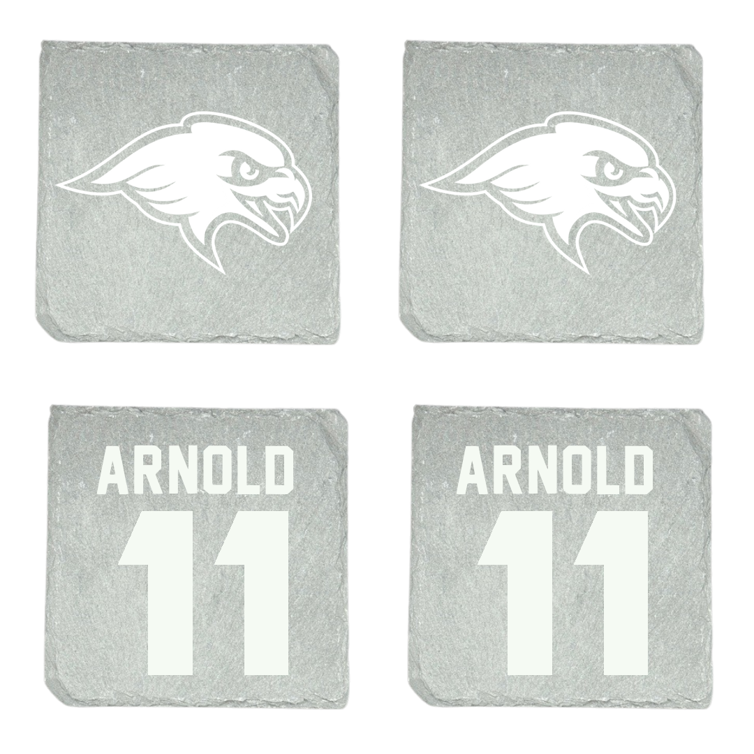 Montclair State University Football Stone Coaster (4 Pack)  - #11 Christopher Arnold