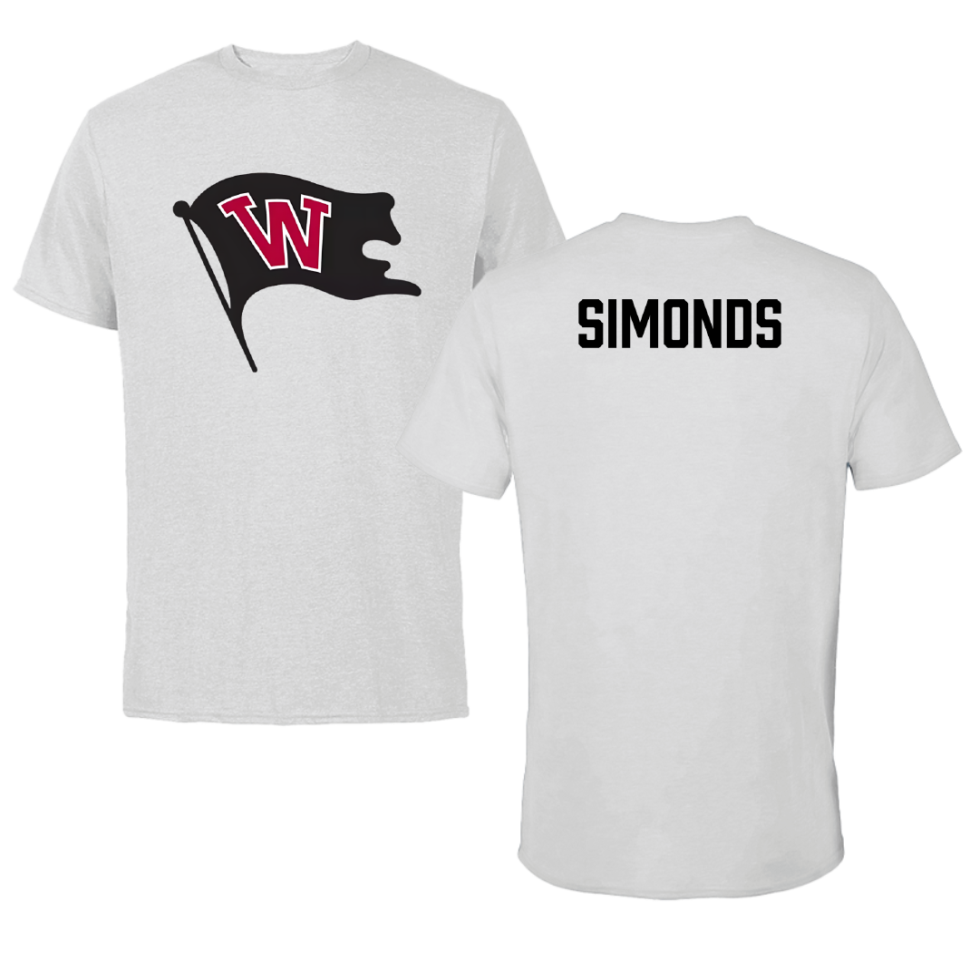 Whitworth University Golf (M) Light Gray Tee - Peyton Simonds