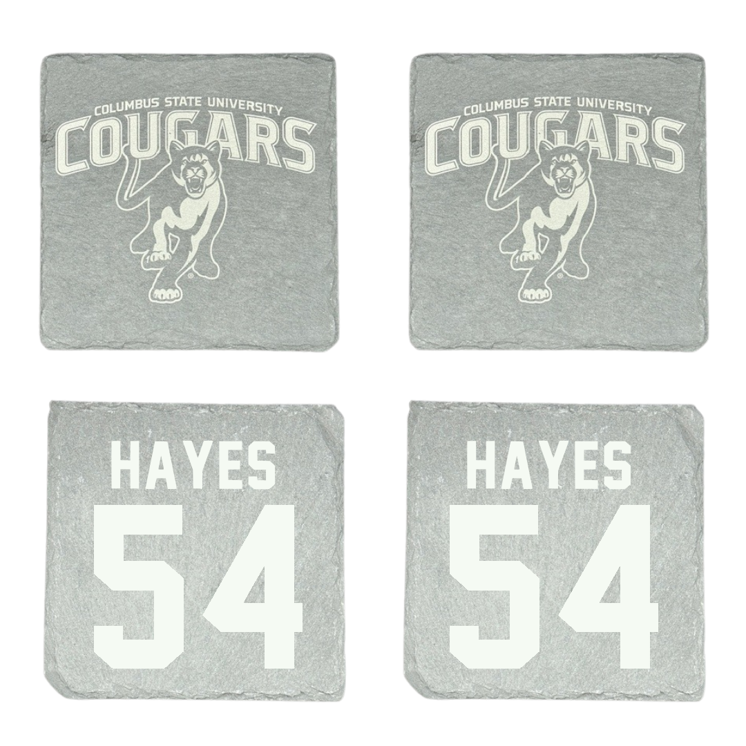 Columbus State University Football Stone Coaster (4 Pack)  - #54 Cornell Hayes
