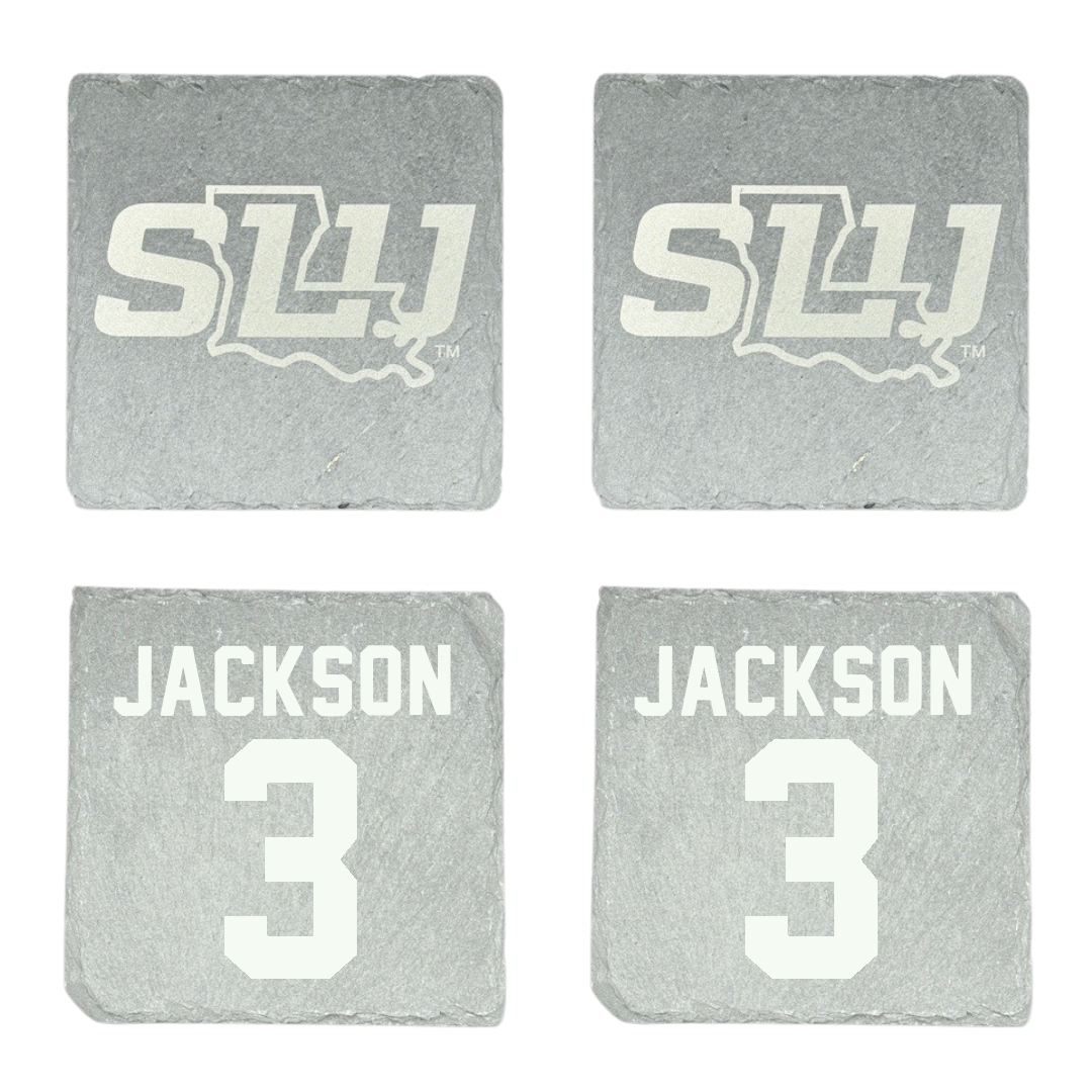 Southeastern Louisiana University Football Stone Coaster (4 Pack)  - #3 Deantre Jackson