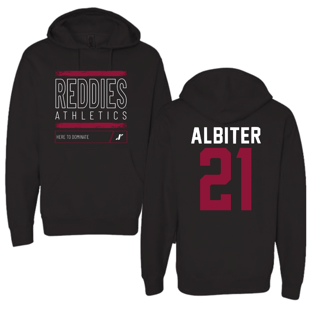 Henderson State University Softball Black Dominate Hoodie - #21 Jay Albiter