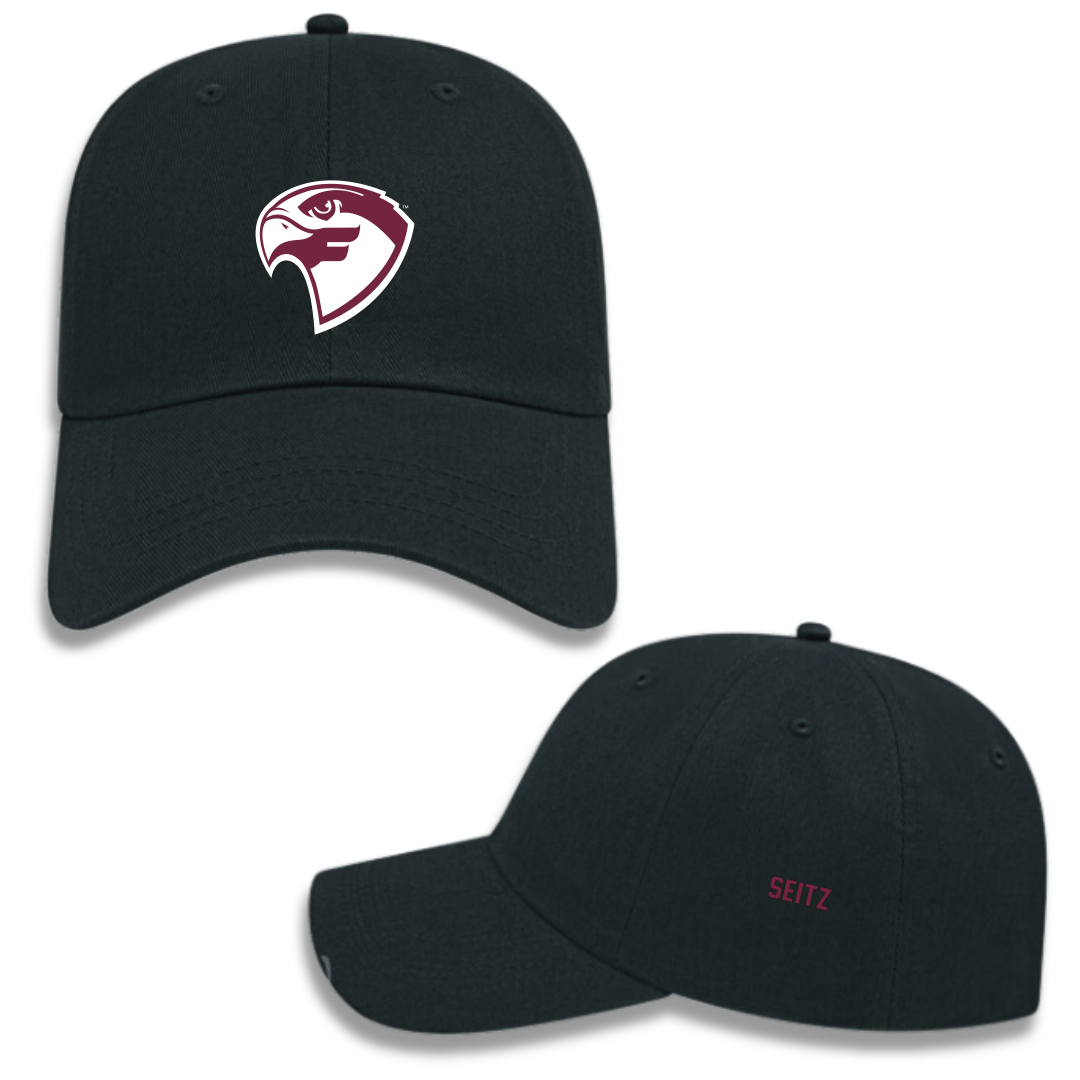 Fairmont State University Swimming & Diving Black Hat - Josh Seitz