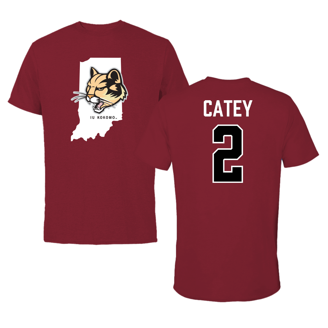 Indiana University Kokomo Basketball (W) Cardinal State Tee - #2 Mia Catey