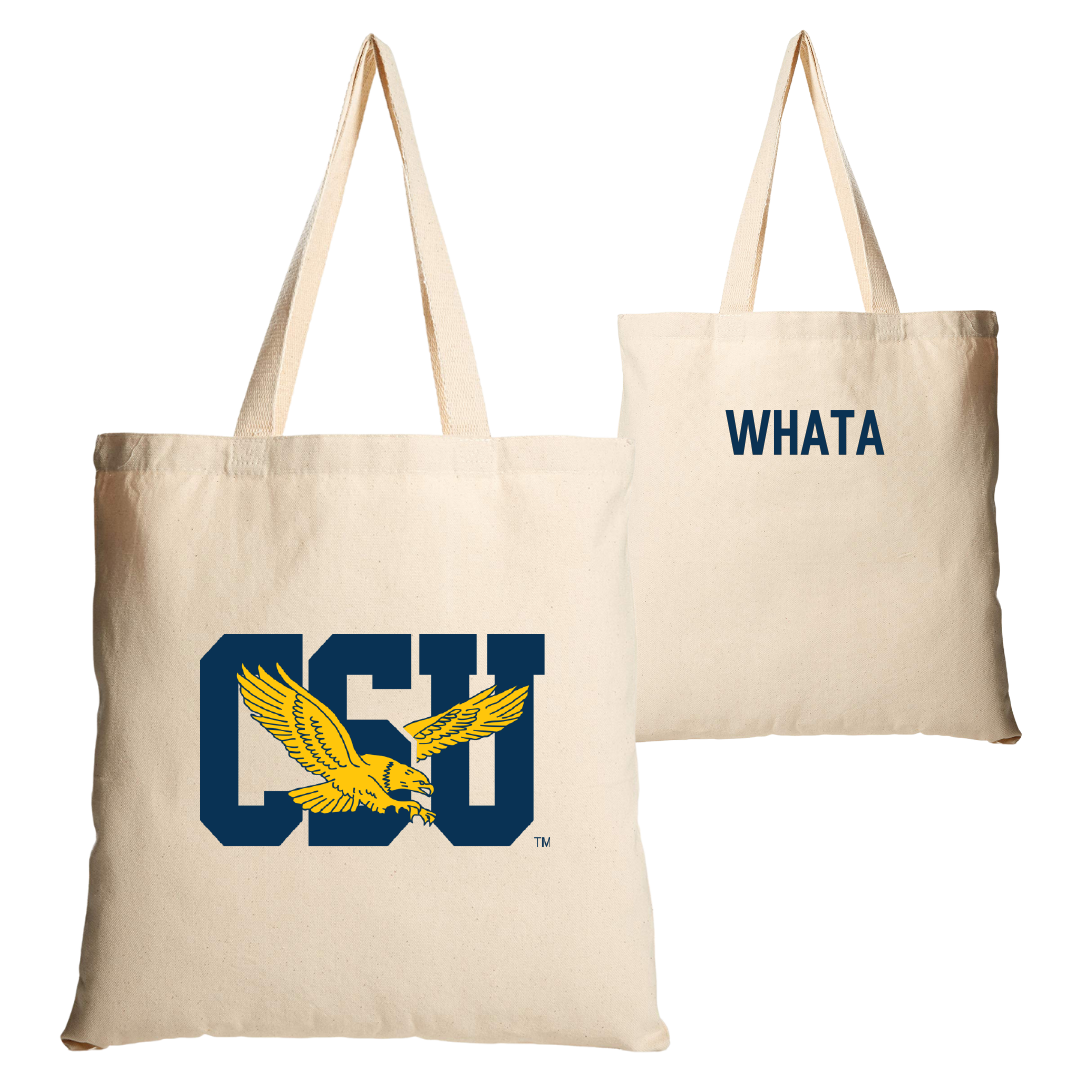 Coppin State University Tennis Tan Canvas Tote Bag - Tinashe Whata