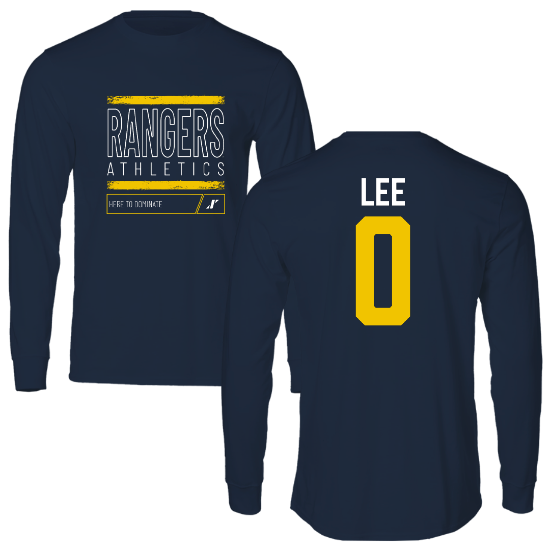 Regis University (Colorado) Soccer Navy Dominate Long Sleeve - #0 Hojin Lee