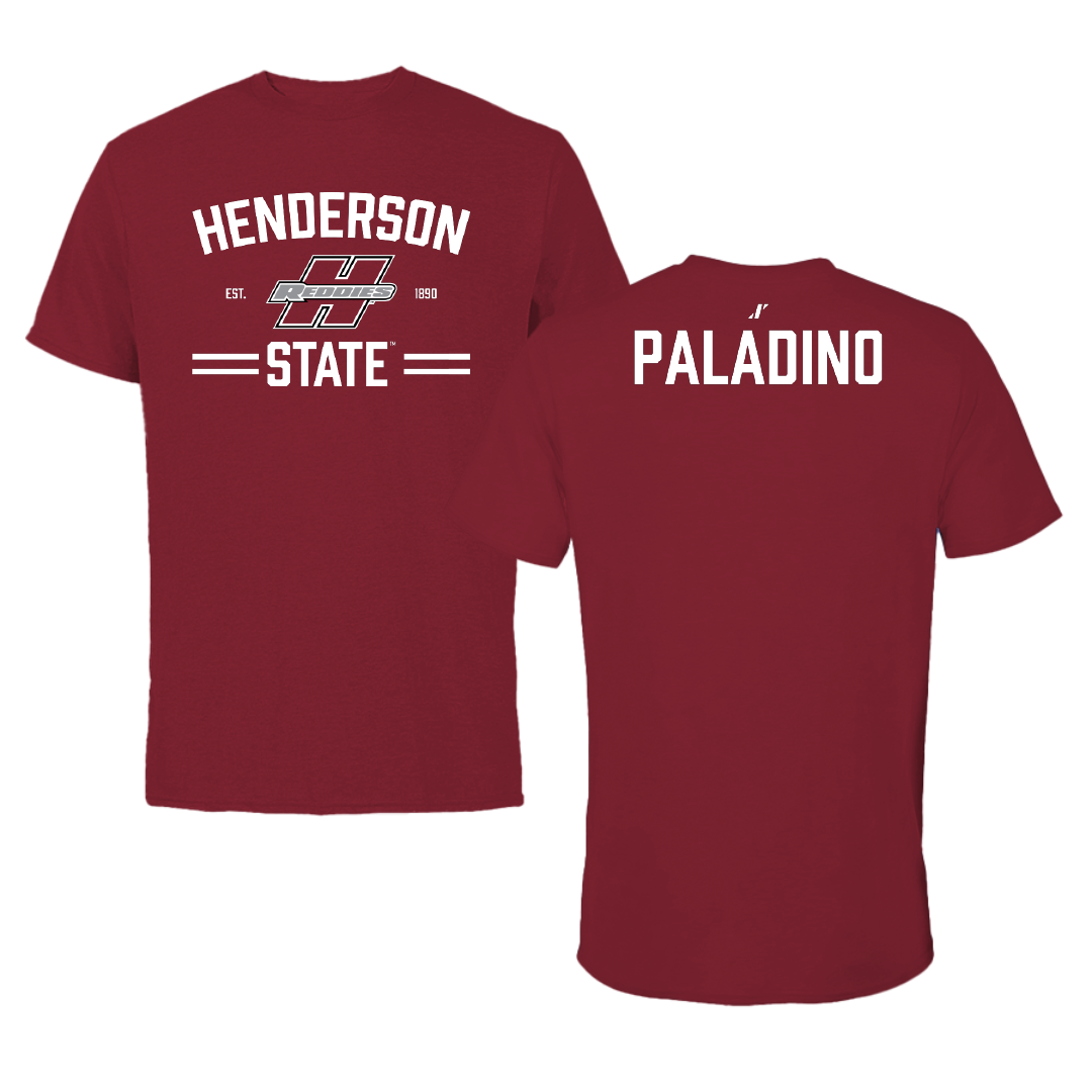 Henderson State University Football Cardinal General Tee - Sam Paladino