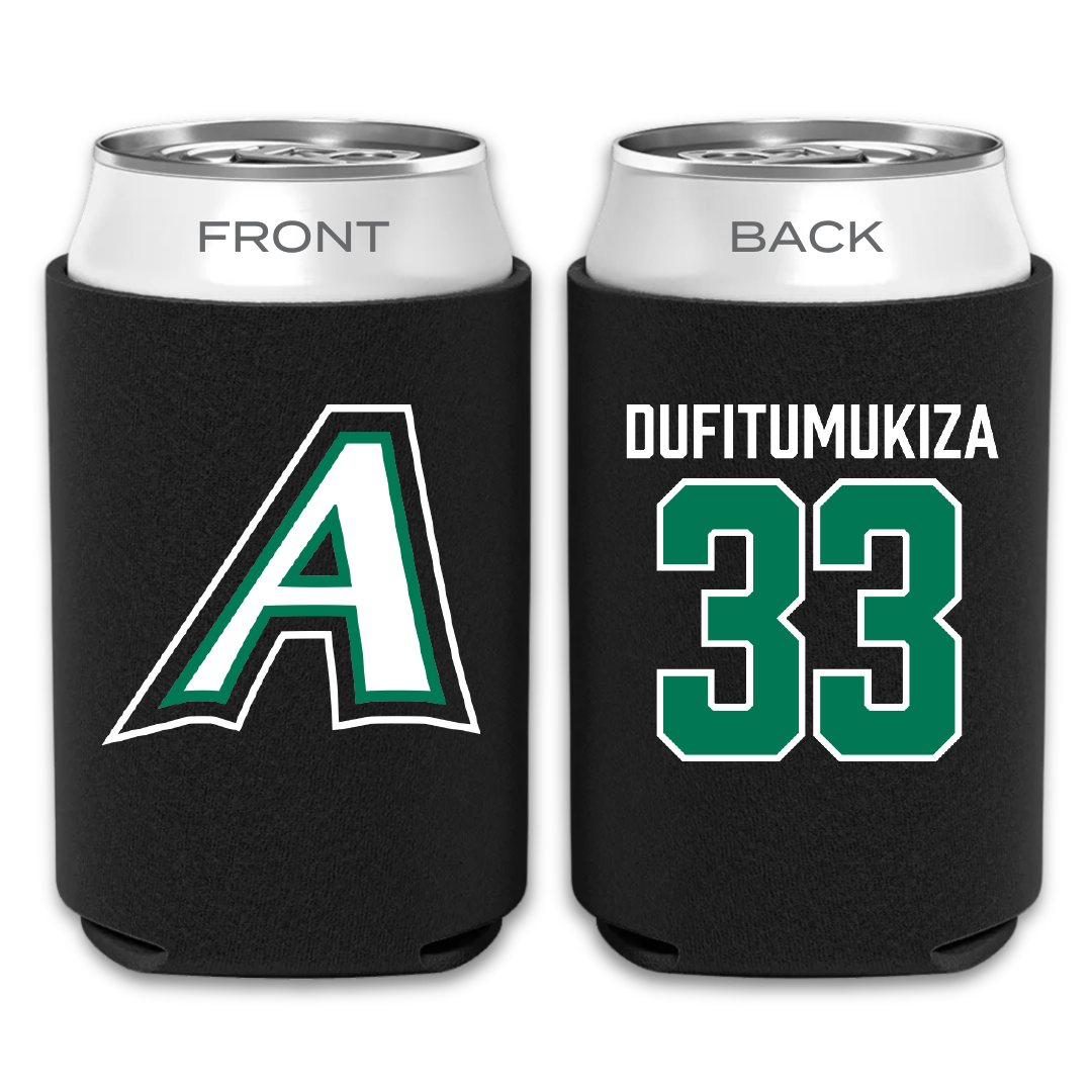 Adams State University Soccer Black Can Cooler - #33 Frank Angelo Dufitumukiza