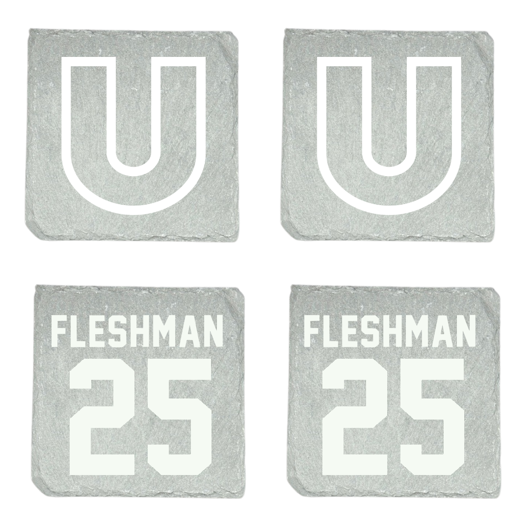 Utica University Soccer Stone Coaster (4 Pack)  - #25 Lindsay Fleshman