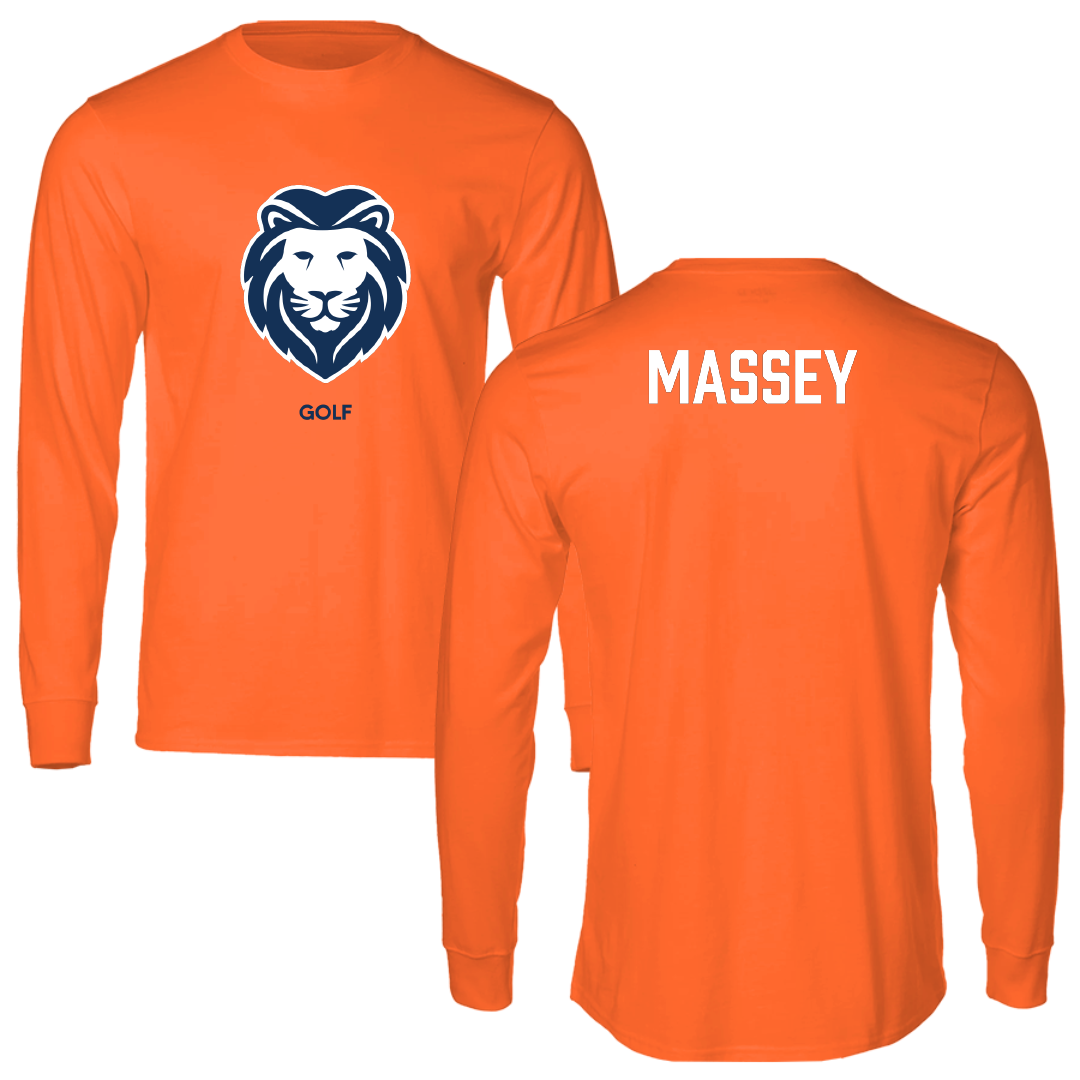 Wallace State Community College Golf (M) Orange Long Sleeve - John Massey