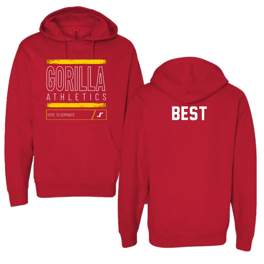 Pittsburg State University Football Red Dominate Hoodie - Khali Best