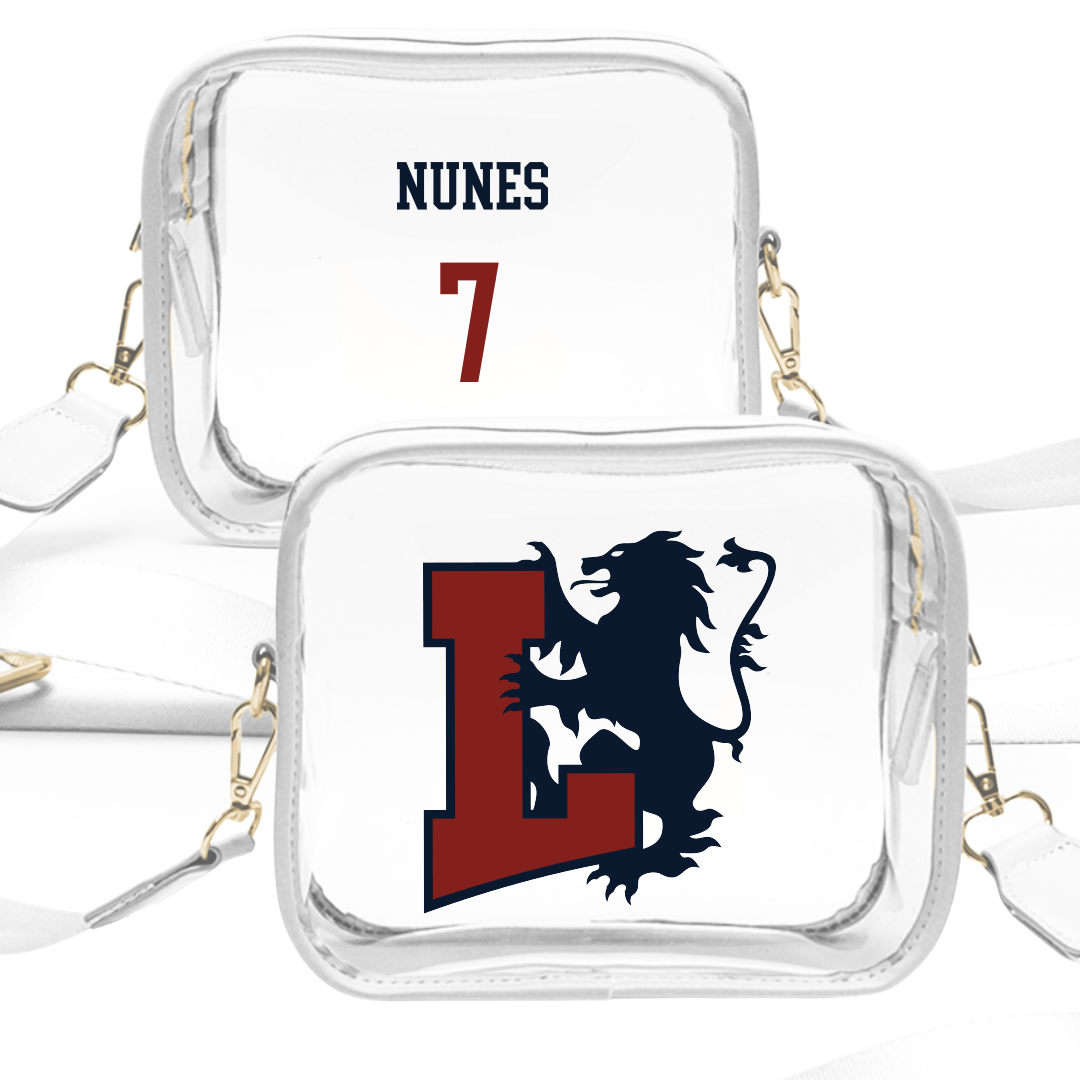 Lyon College Soccer (M) White Clear Stadium Bag - #7 Matheus Nunes