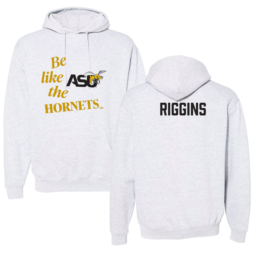 Alabama State University TF and XC Light Gray Be Like Us Hoodie - Isaiah Riggins