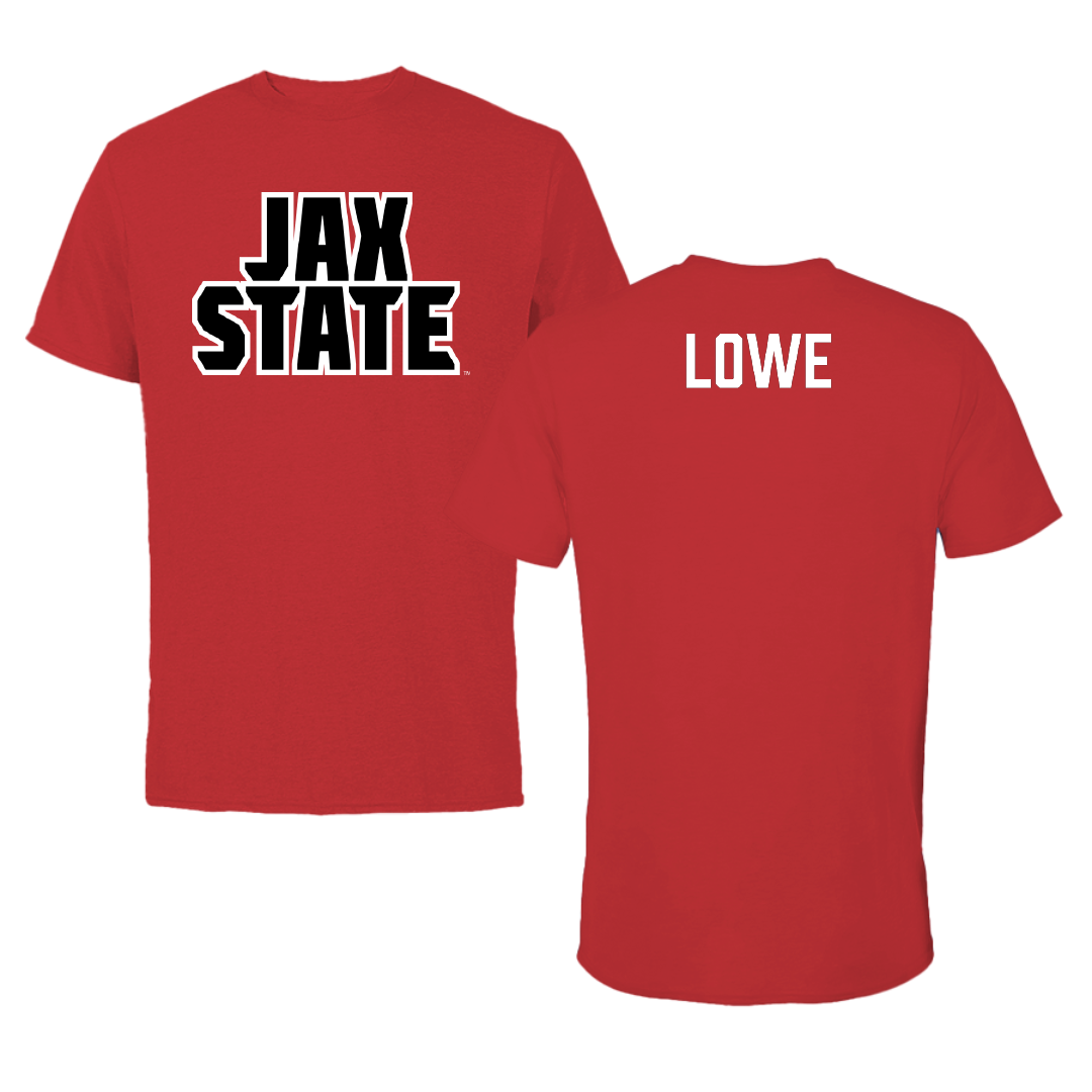 Jacksonville State University TF and XC Red Performance Tee - Jack Lowe