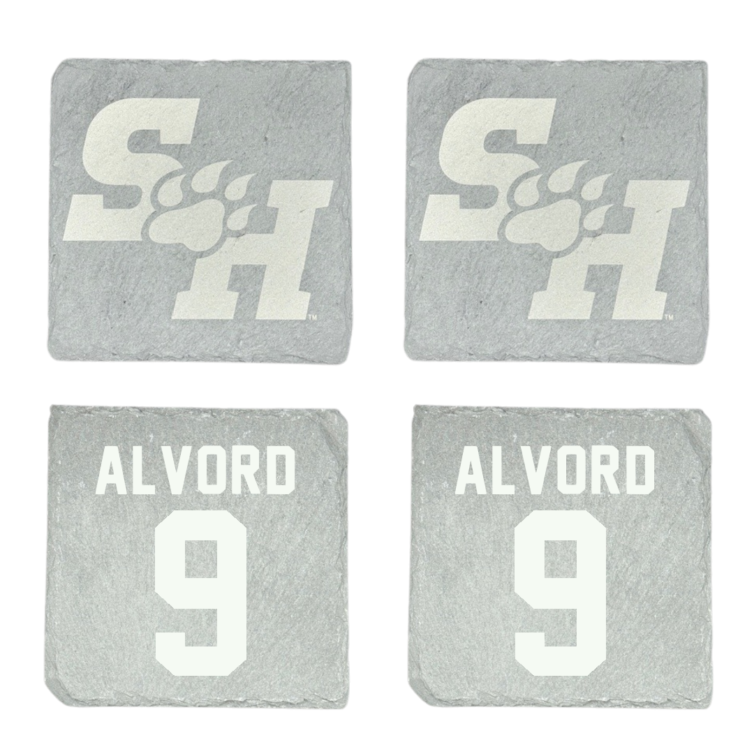 Sam Houston State University Baseball Stone Coaster (4 Pack)  - #9 Hunter Alvord