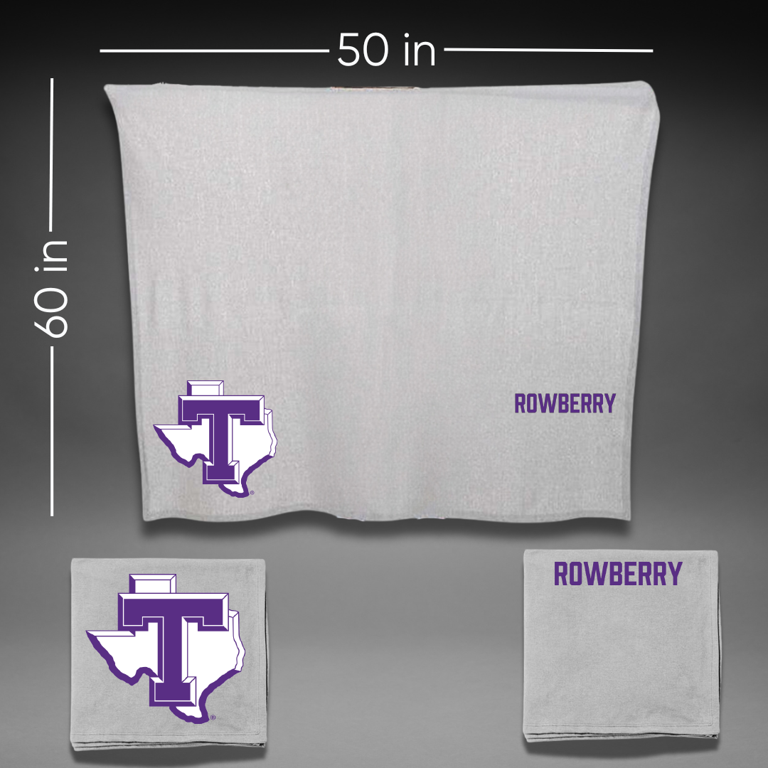 Tarleton State University Dancing Gray Blanket - Annilyn Rowberry