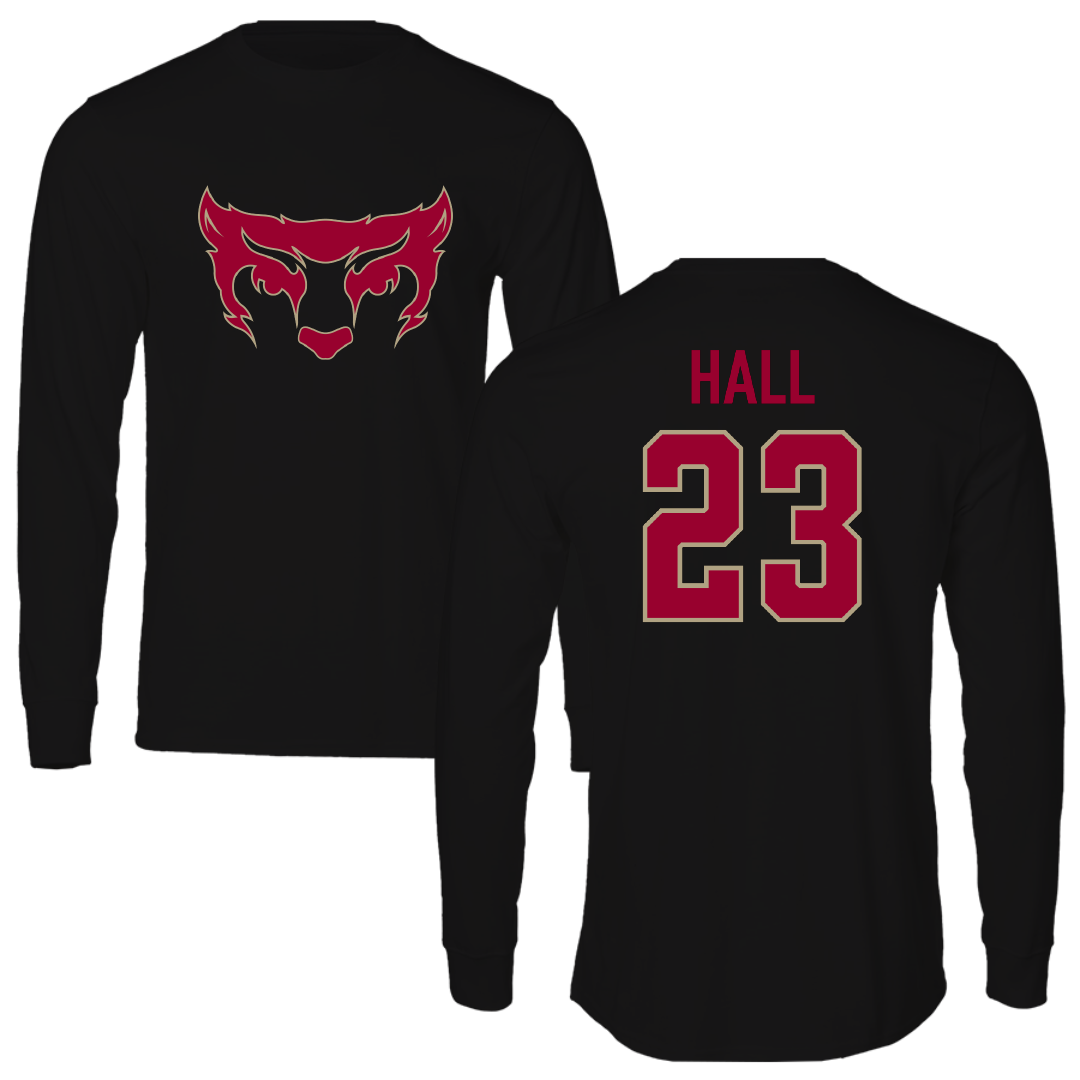 Willamette University Basketball (M) Black Long Sleeve - #23 Gavin Hall