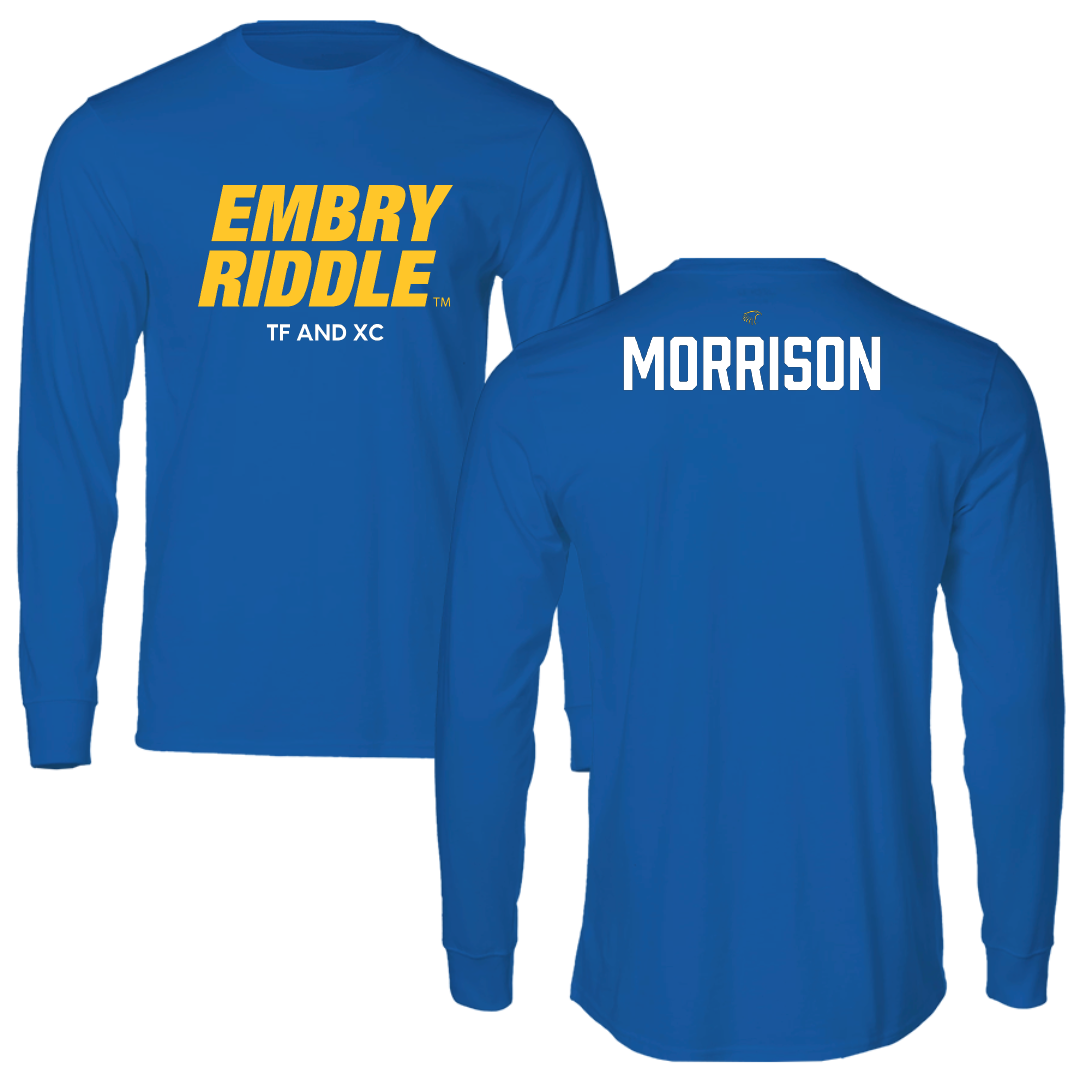 Embry-Riddle Aeronautical University TF and XC Blue Long Sleeve - Matthew Morrison