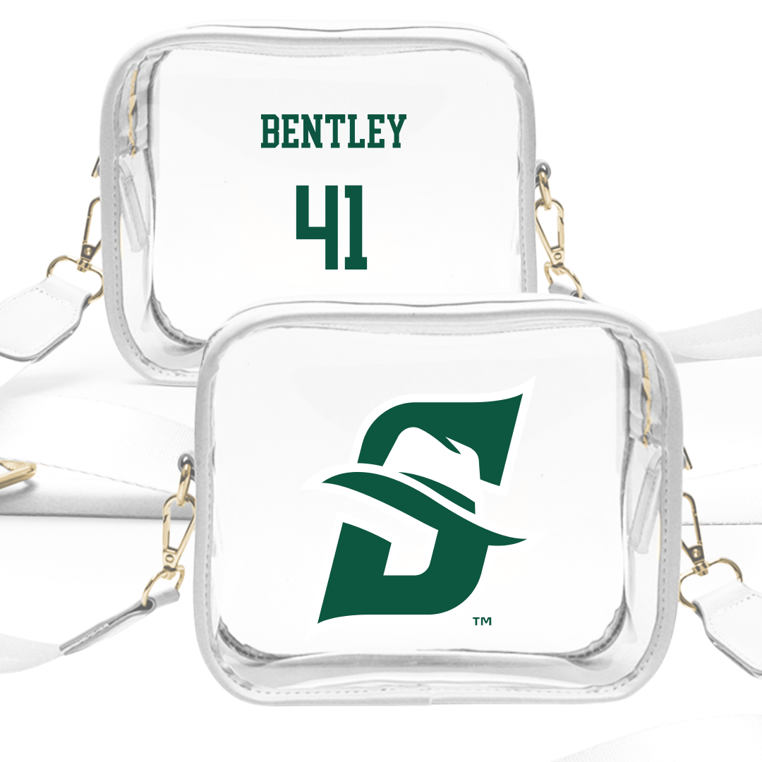 Stetson University Football White Clear Stadium Bag - #41 Shug Bentley