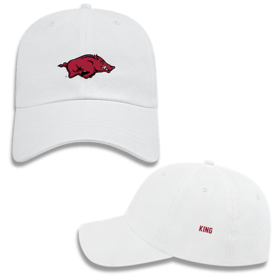 University of Arkansas Cheer White Hat - Avery King