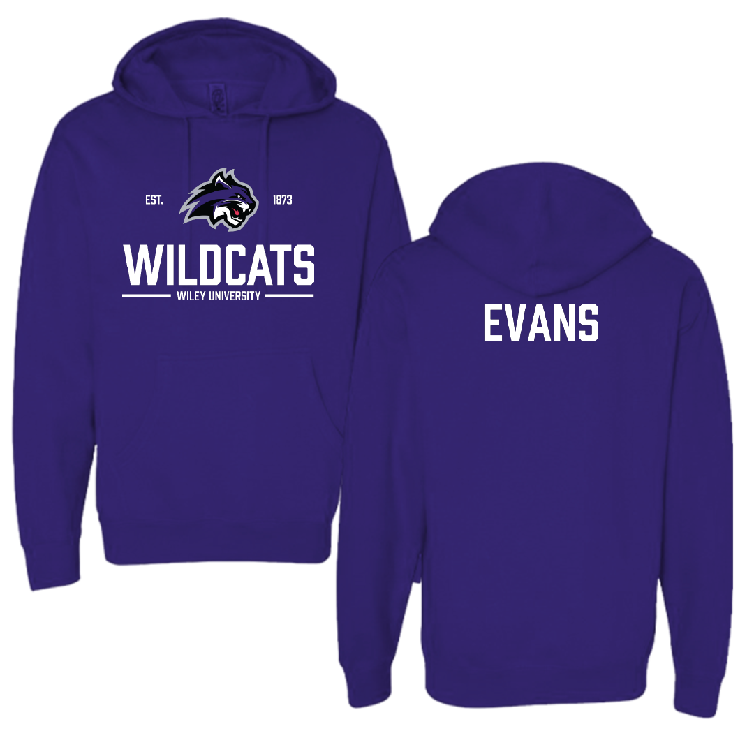 Wiley University TF and XC Purple General Hoodie - Aaliyah Evans