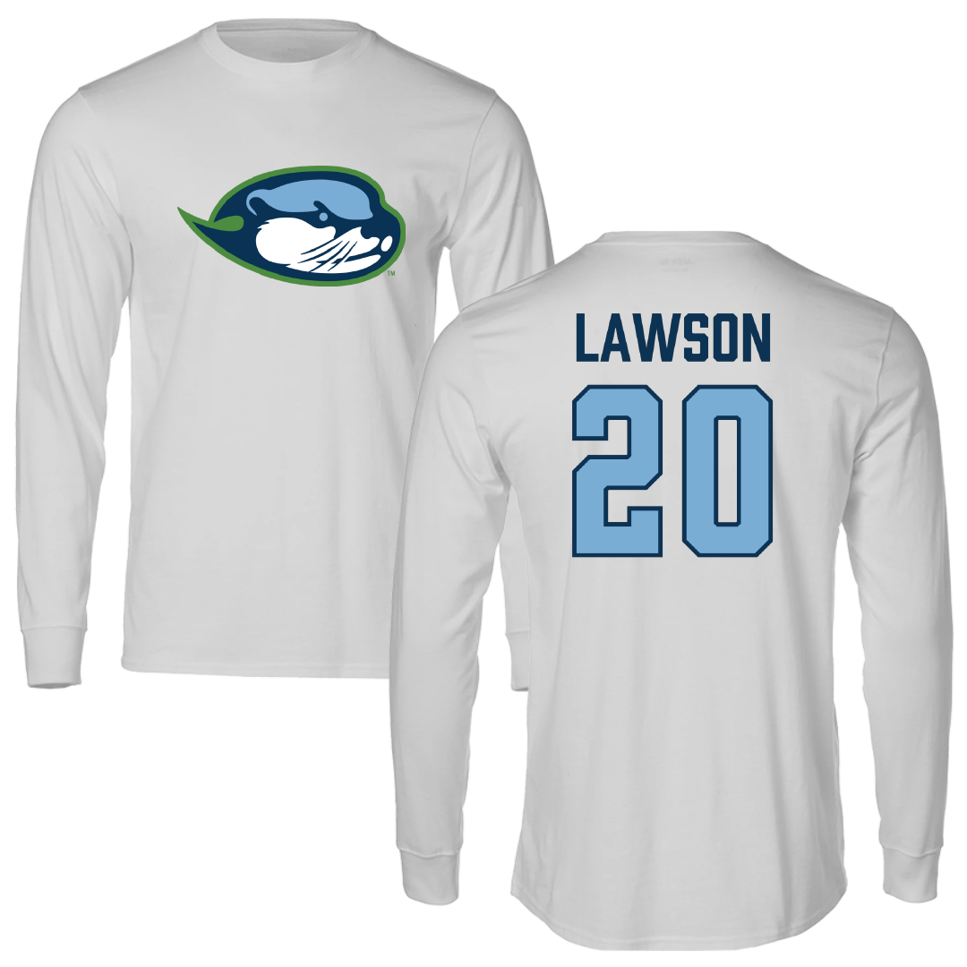 Cal State Monterey Bay Softball Light Gray Performance Long Sleeve - #20 Aniya Lawson