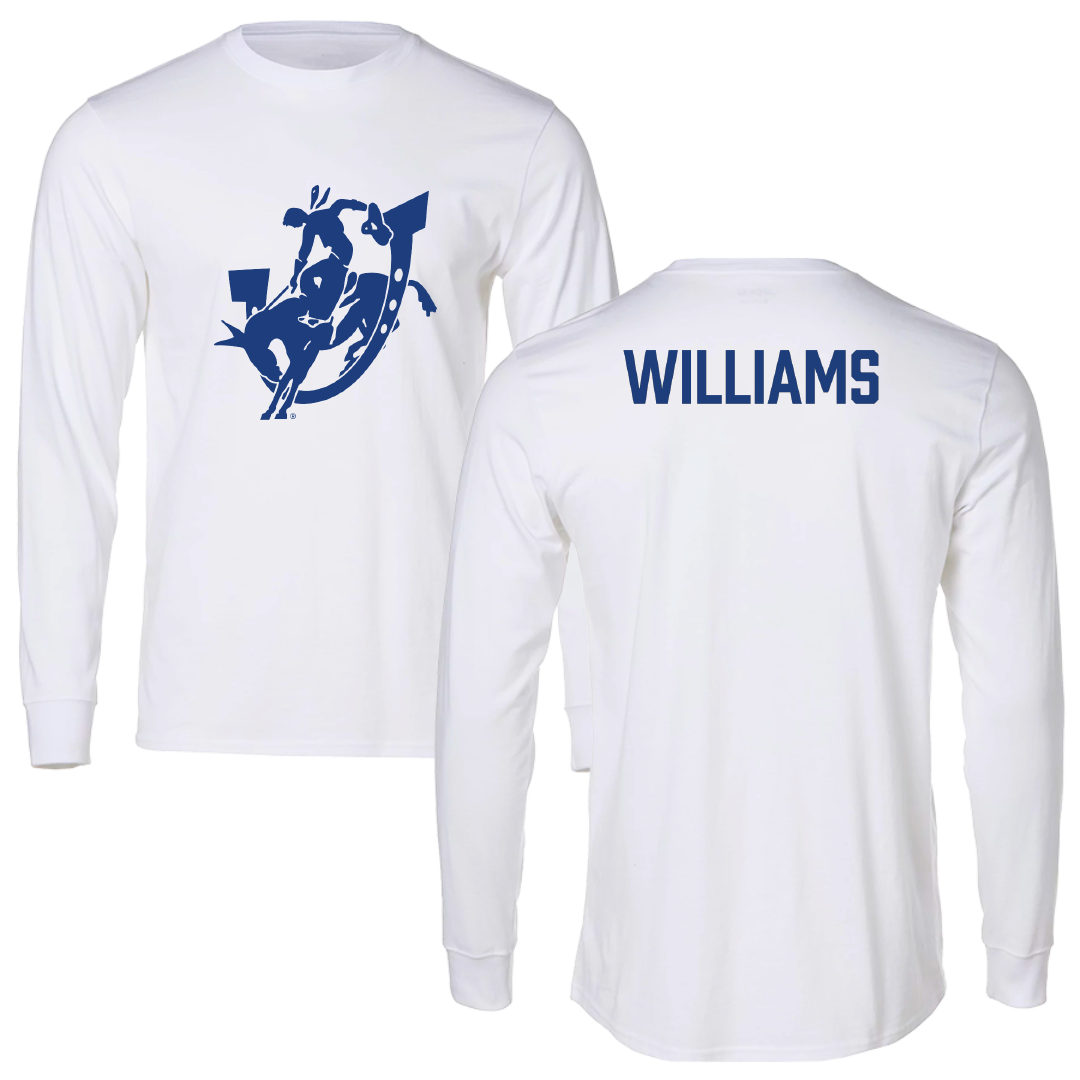 Southern Arkansas University TF and XC White Long Sleeve - LaKenya Williams