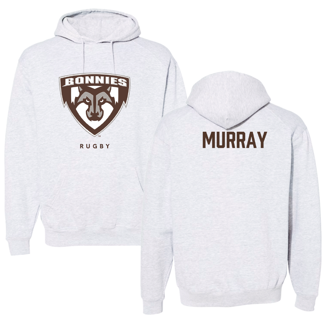 St. Bonaventure University Rugby (M) Gray Hoodie - Liam Murray