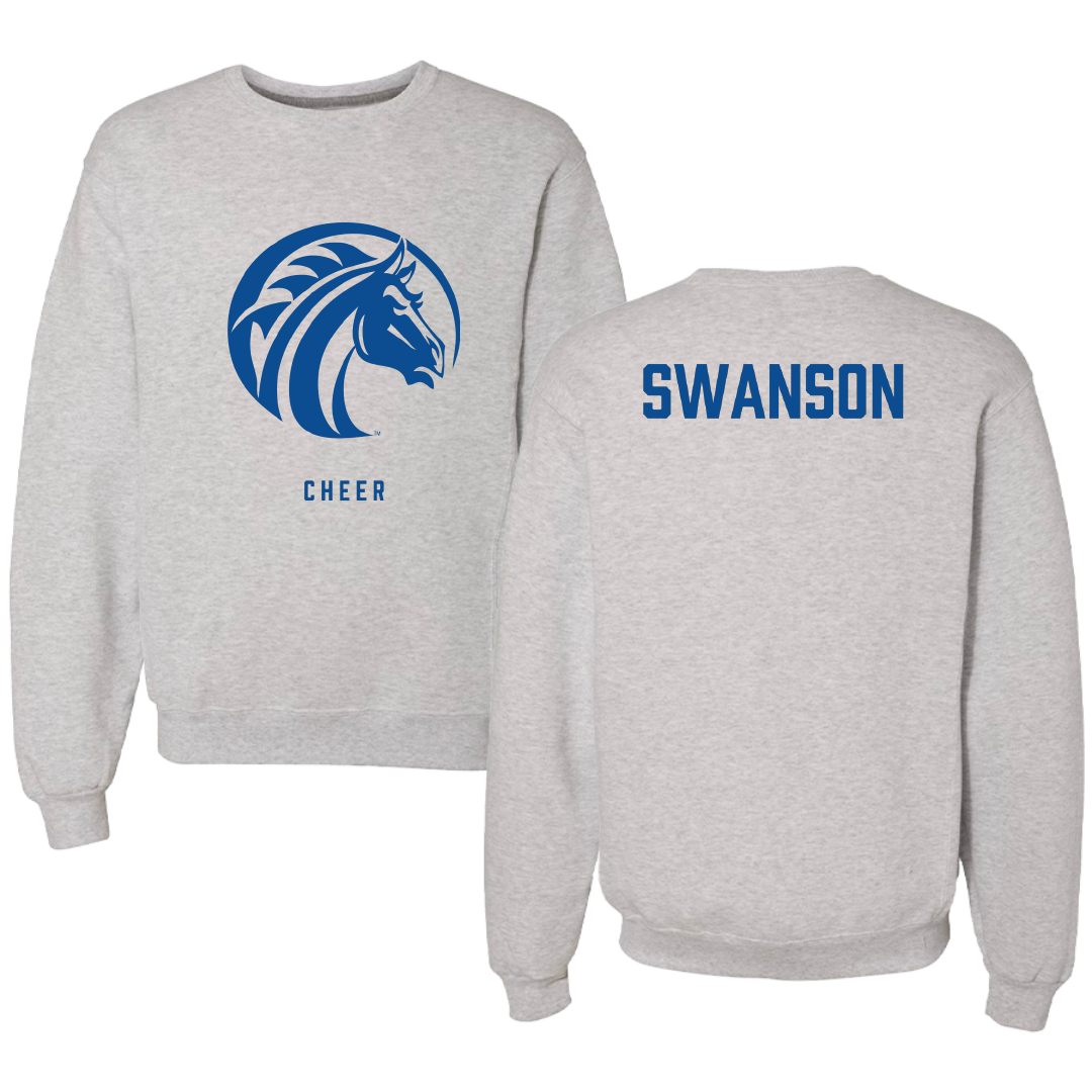 Fayetteville State University Cheer Gray Crewneck - Jayla Swanson