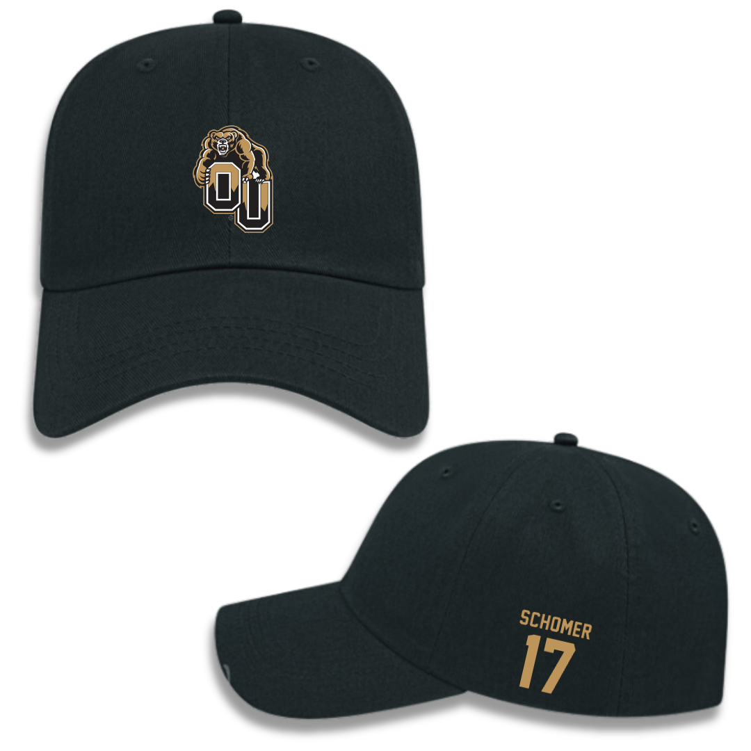 Oakland University Volleyball (W) Black Hat - #17 Ella Schomer