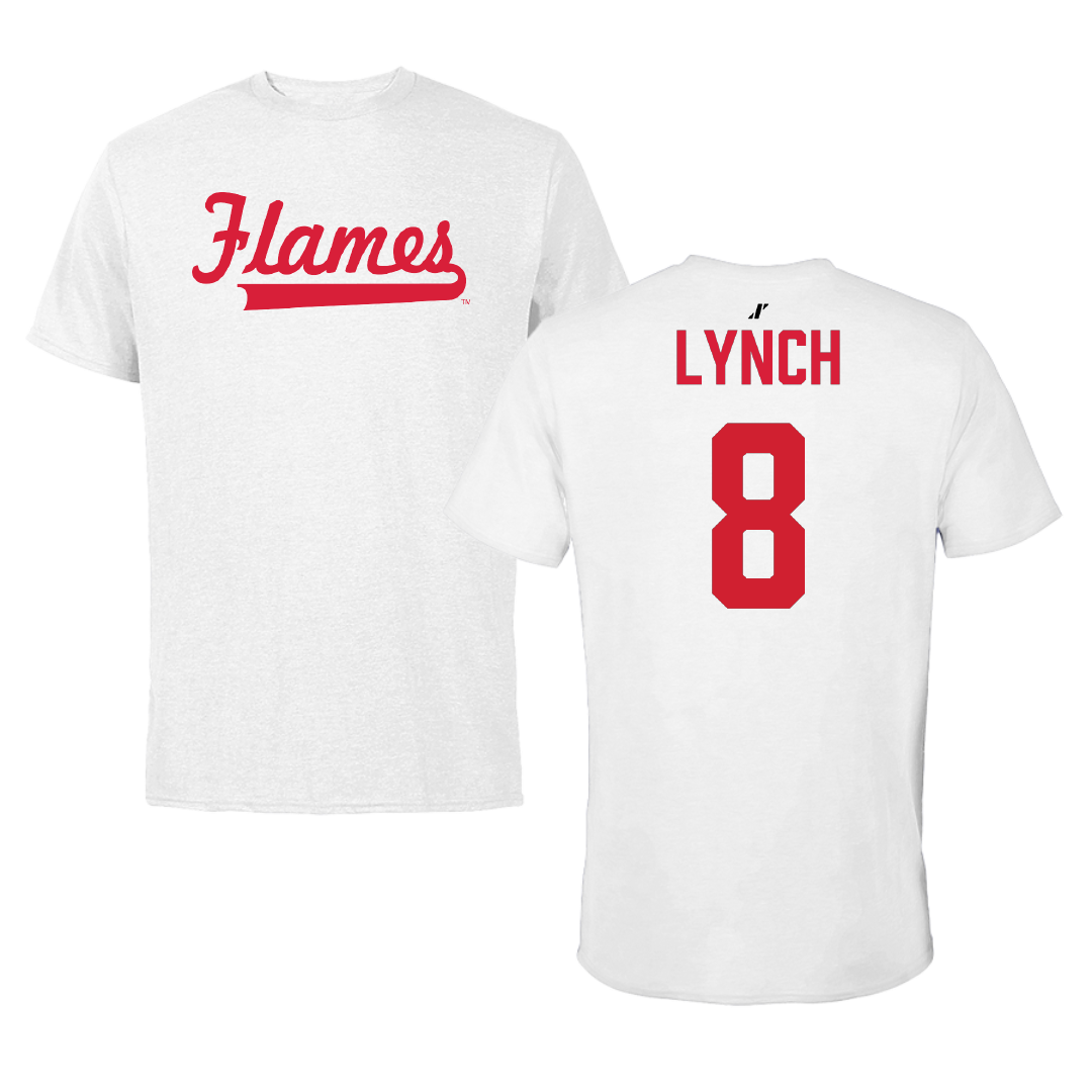 UIC Softball White Tee - #8 Giovanna Lynch