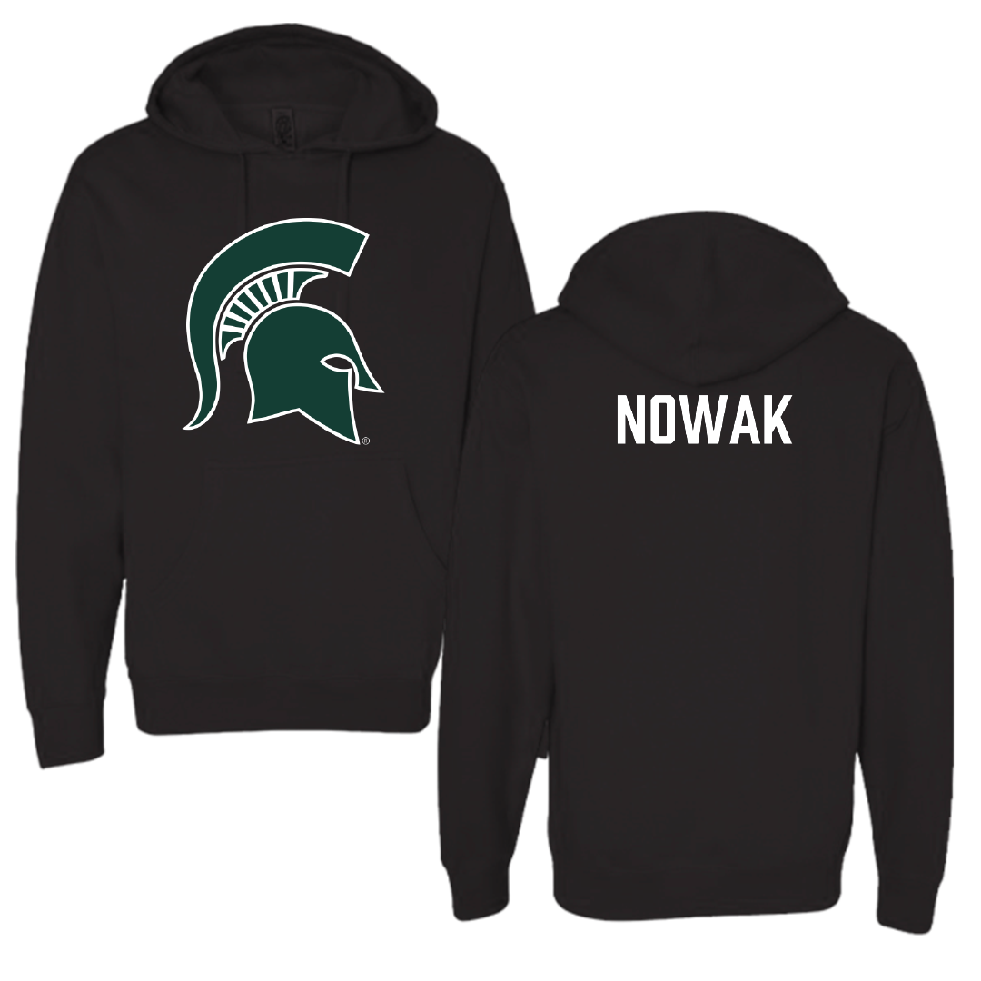 Michigan State University TF and XC Black Hoodie - Allie Nowak