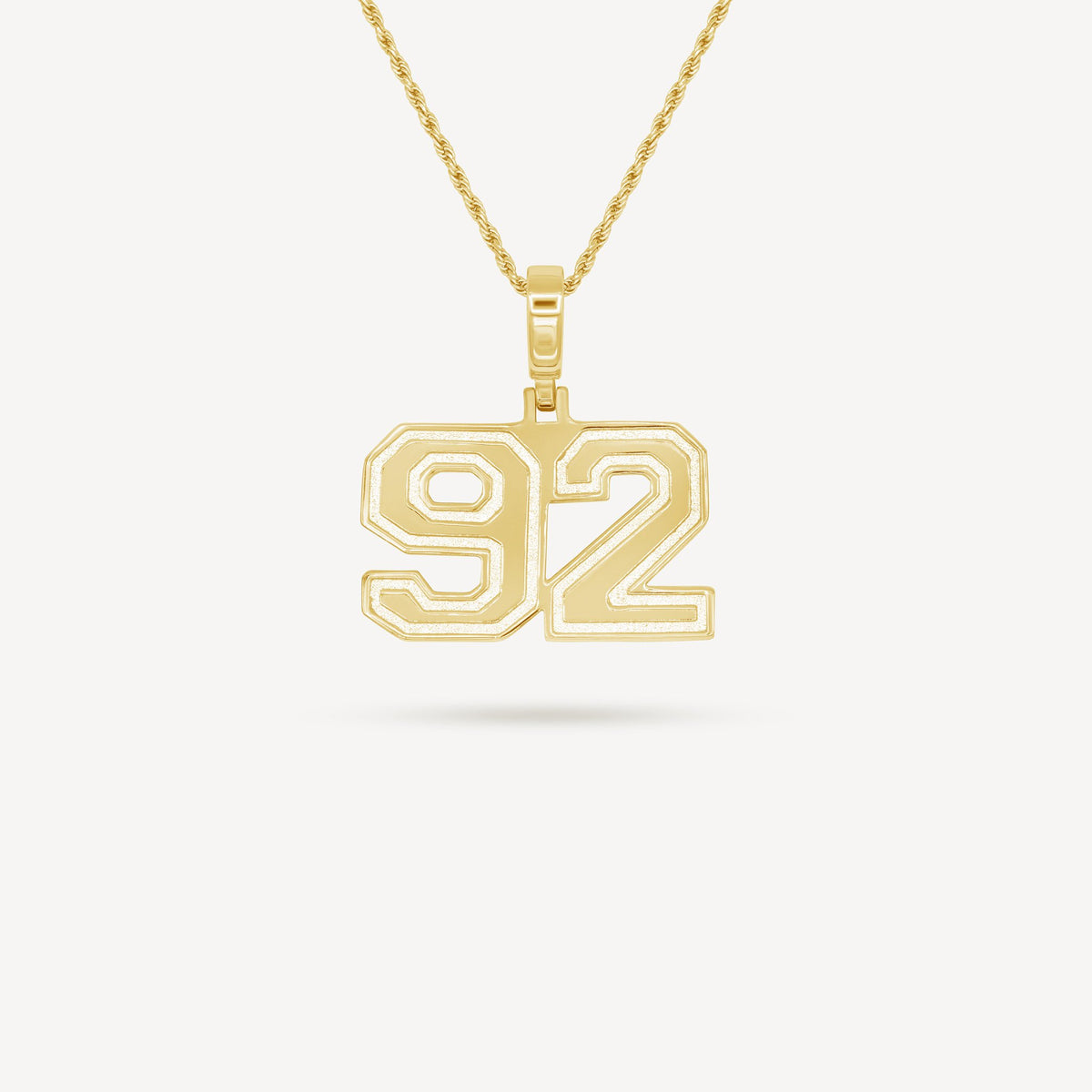 Gold Presidents Pendant and Chain - #92 Matt Blank