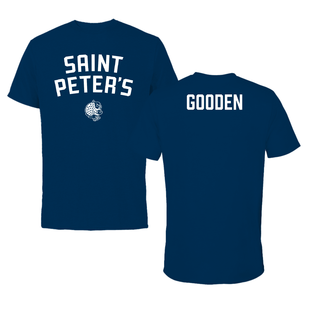 Saint Peter's University TF and XC Navy Performance Tee - Delano Gooden