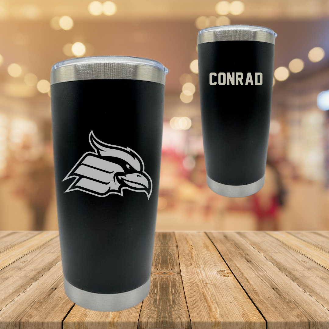 Wheeling University TF and XC Black Stainless Steel Tumbler - Madison Conrad