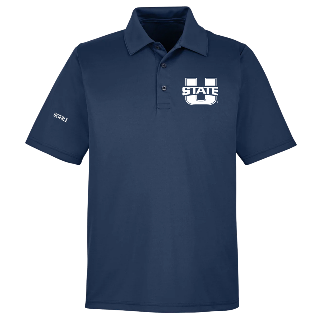 Utah State University TF and XC Navy Polo - Gavin Beierle