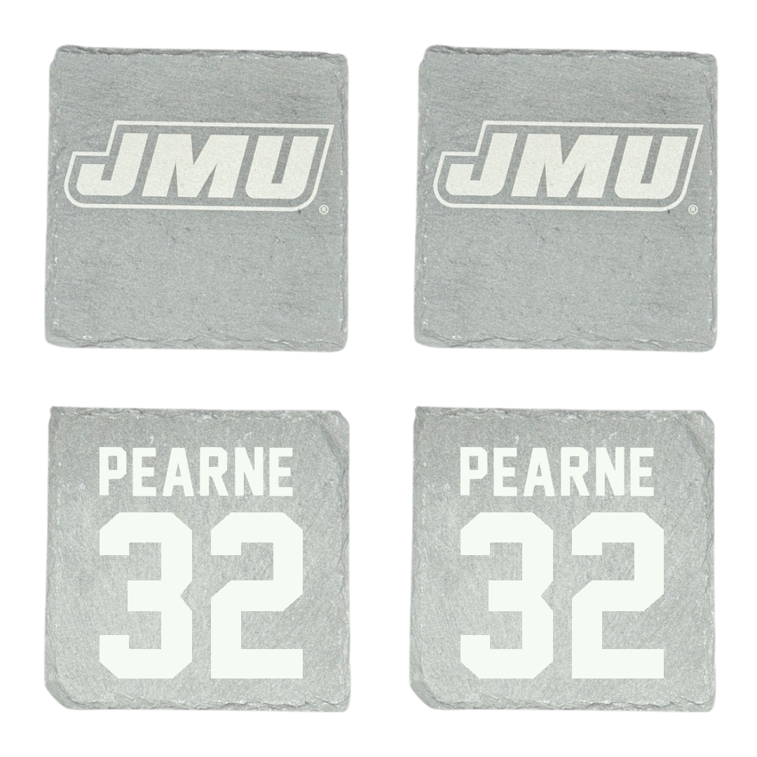James Madison University Baseball Stone Coaster (4 Pack)  - #32 Sam Pearne