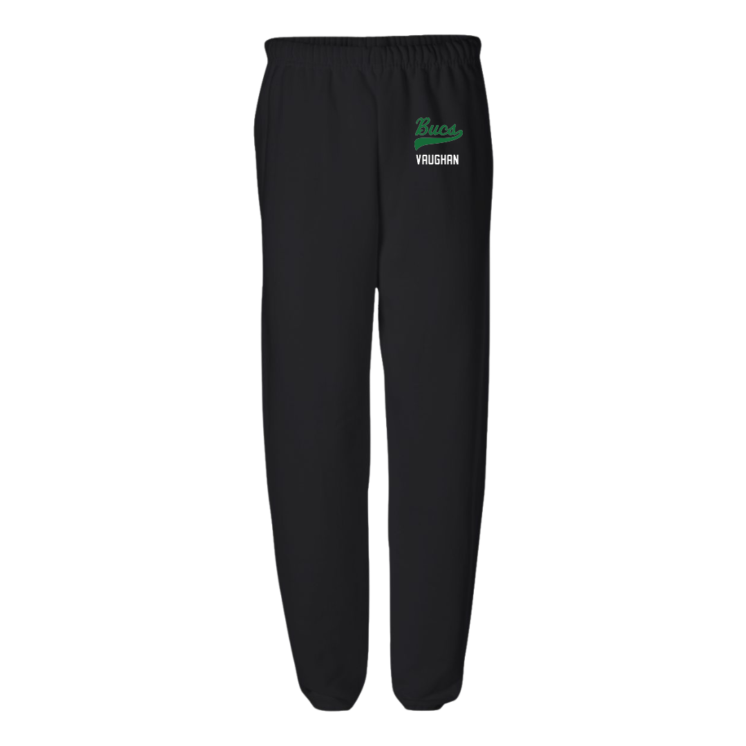 Shelton State Community College Baseball Black Sweatpants - #34 Sam Vaughan