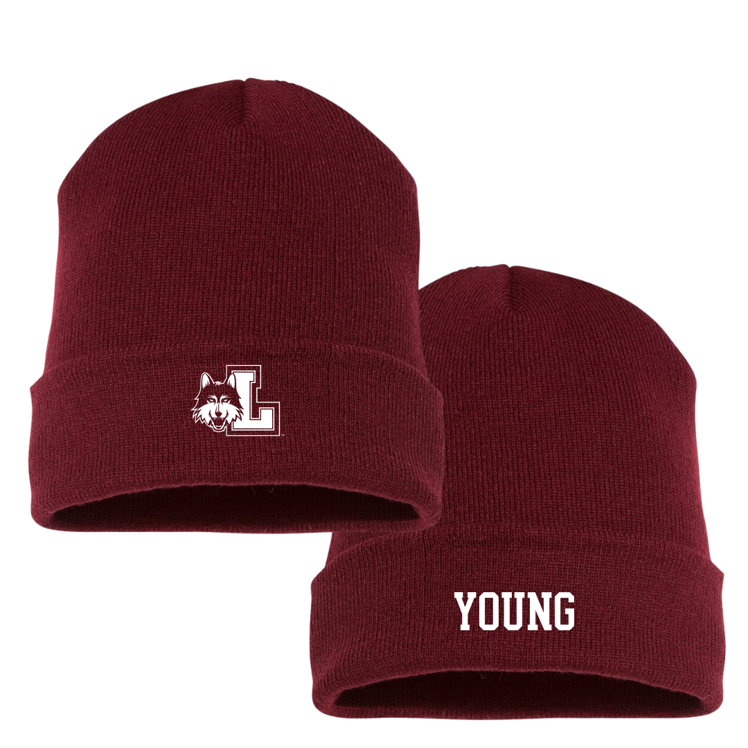 Loyola University-Chicago Basketball (M) Maroon Beanie - #30 Brayden Young