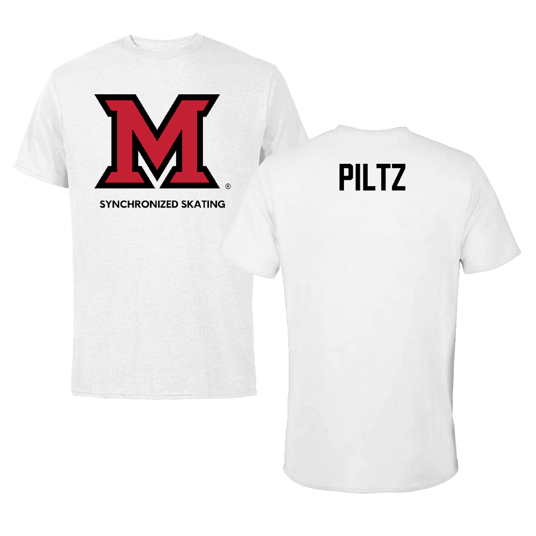 Miami University (Ohio) Synchronized Skating White Performance Tee - Ella Piltz