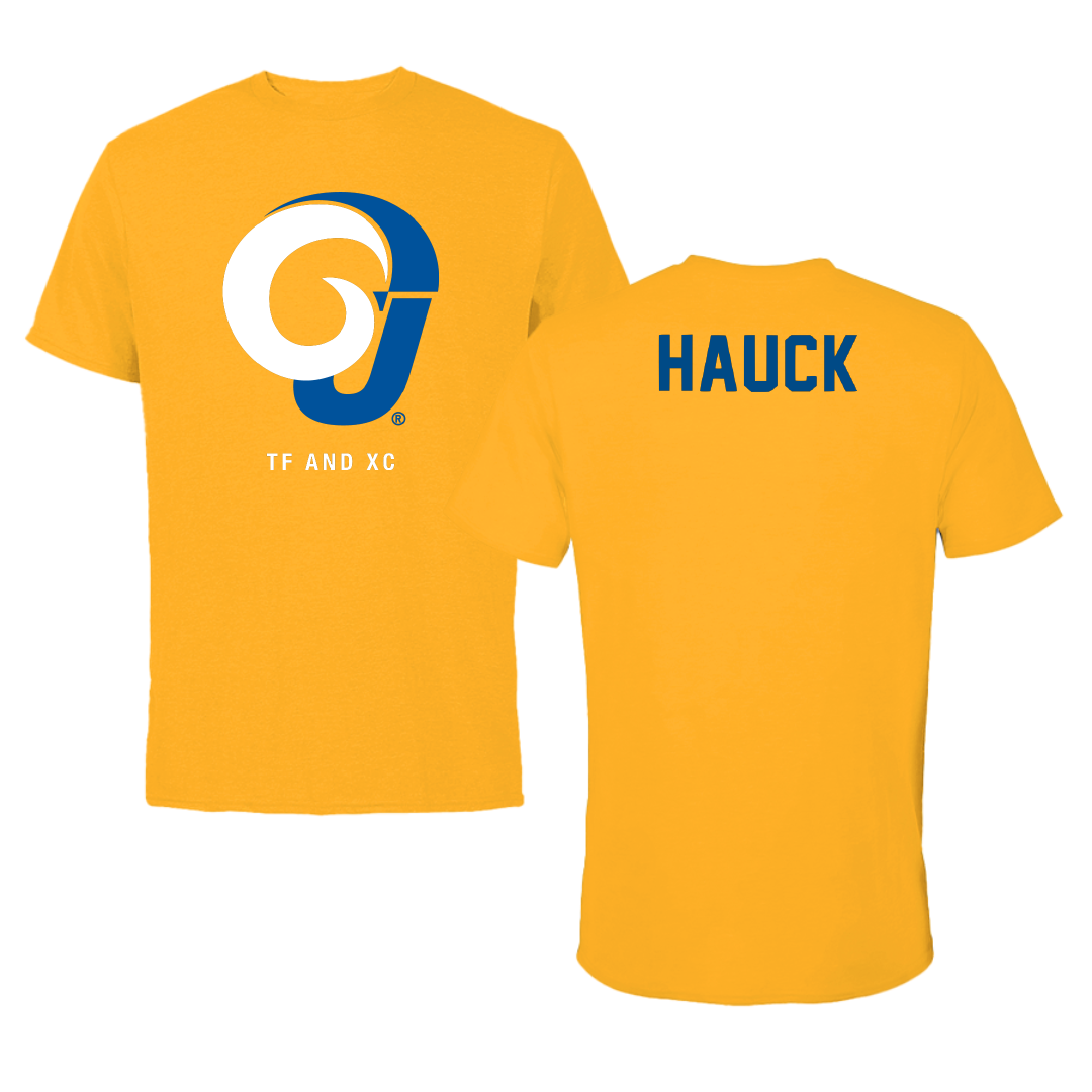 Angelo State University TF and XC Gold Performance Tee - Alex Hauck