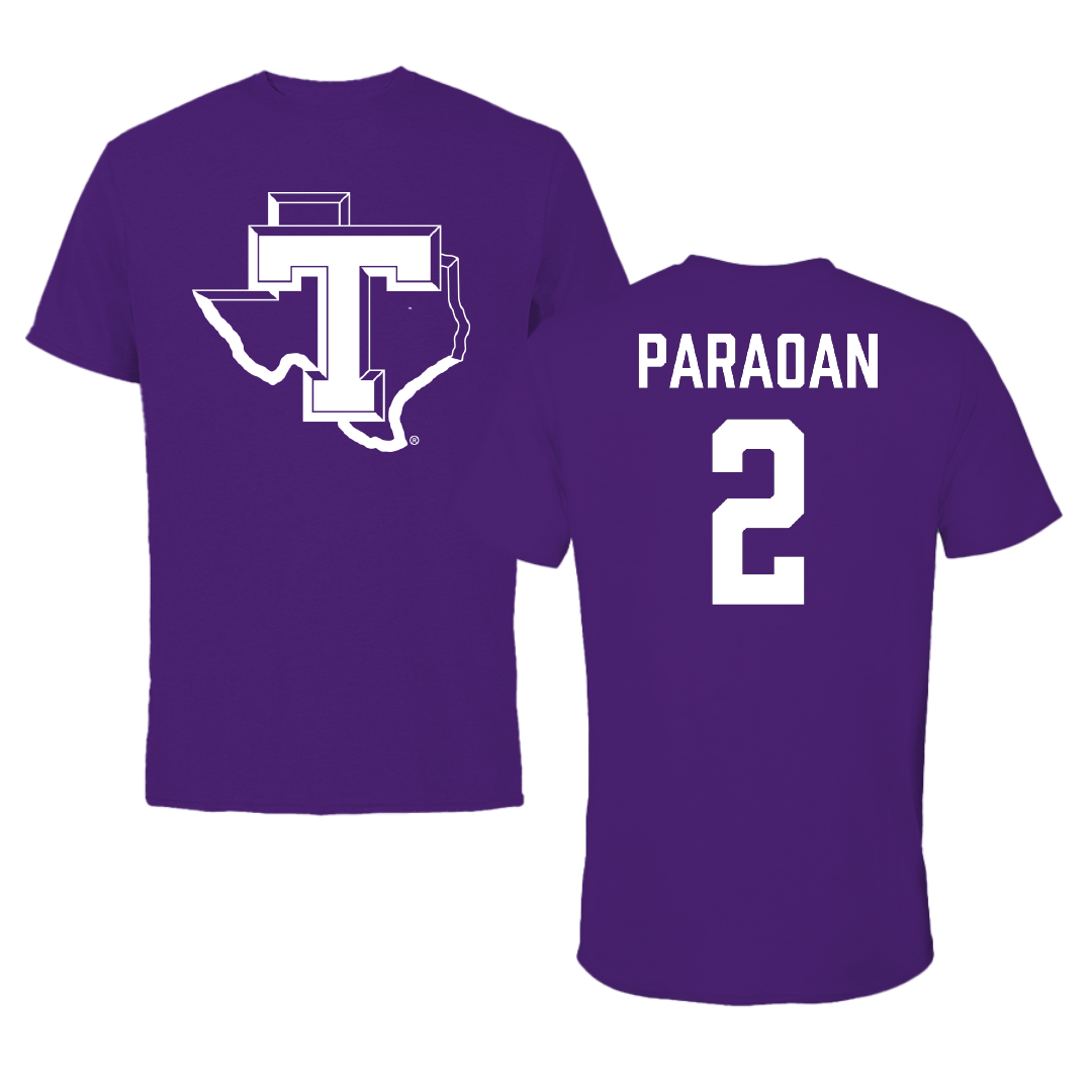 Tarleton State University Volleyball (W) Purple Tee - #2 Leila Paraoan