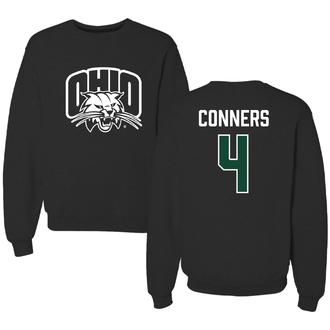 Ohio University Basketball Black Crewneck - #4 Dior Conners