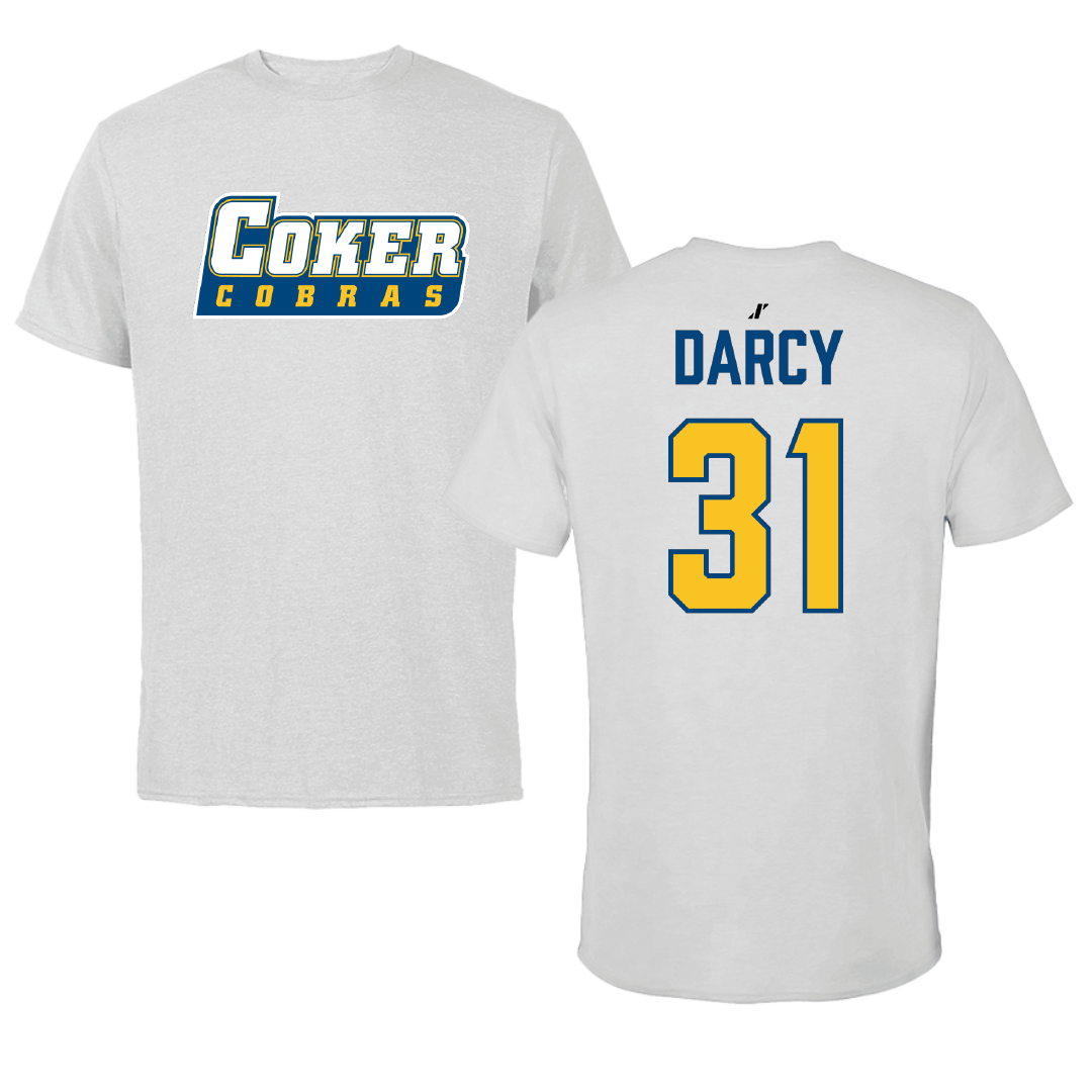 Coker University Lacrosse (W) Light Gray Tee - #31 Kylee Darcy