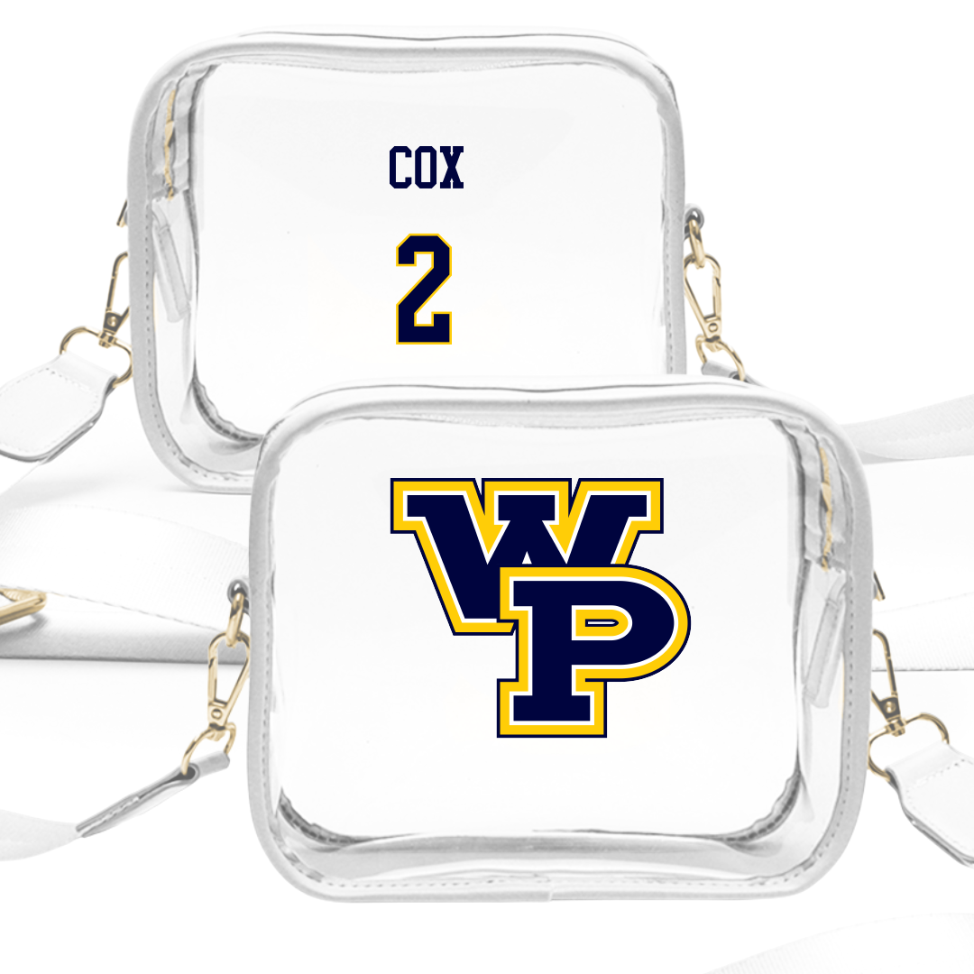 William Penn University Lacrosse (M) White Clear Stadium Bag - #2 Lucas Cox