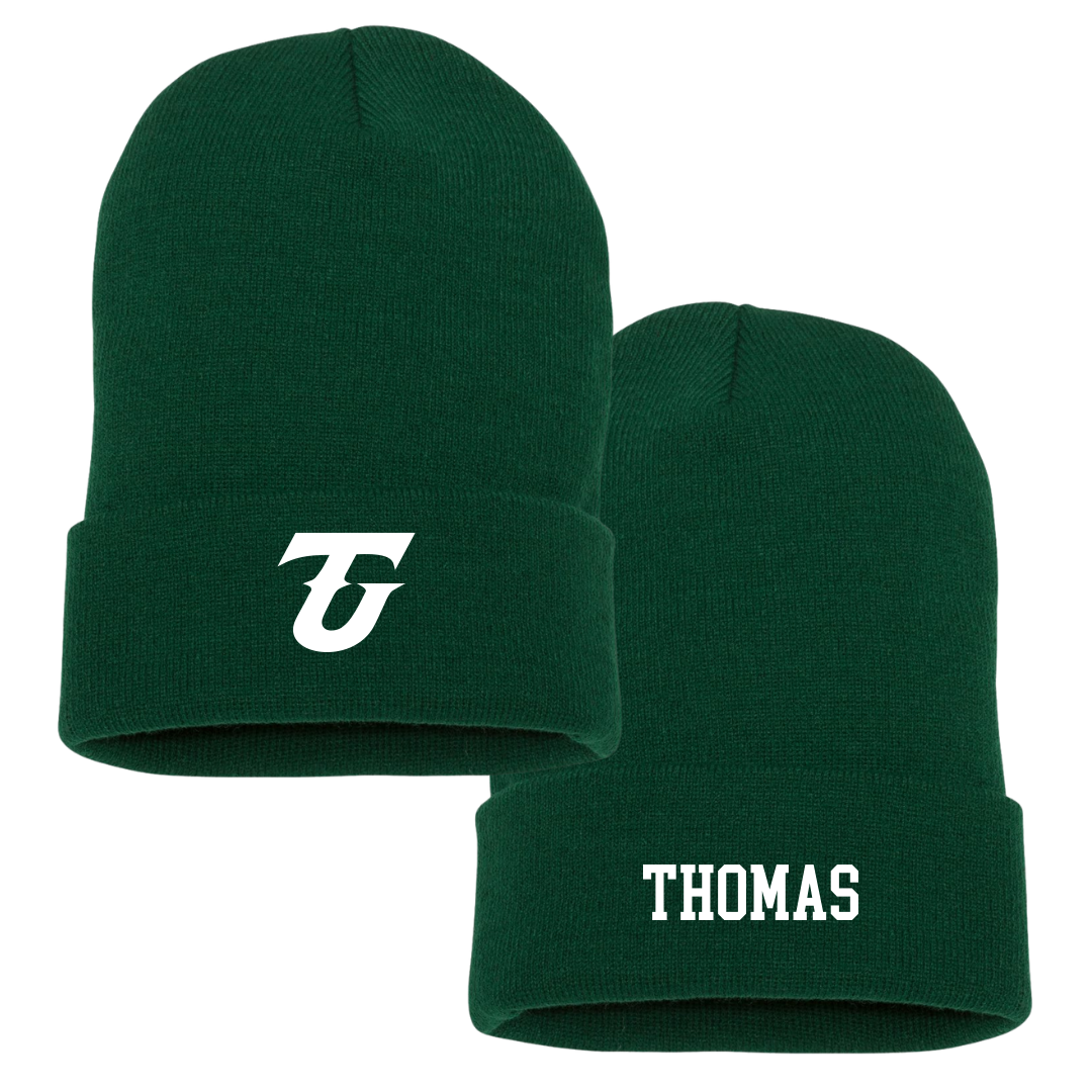Tiffin University Softball University Green Beanie - #39 Tabetha Thomas