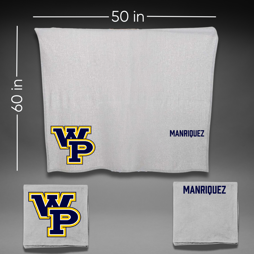 William Penn University Basketball (M) Gray Blanket - Hector Manriquez