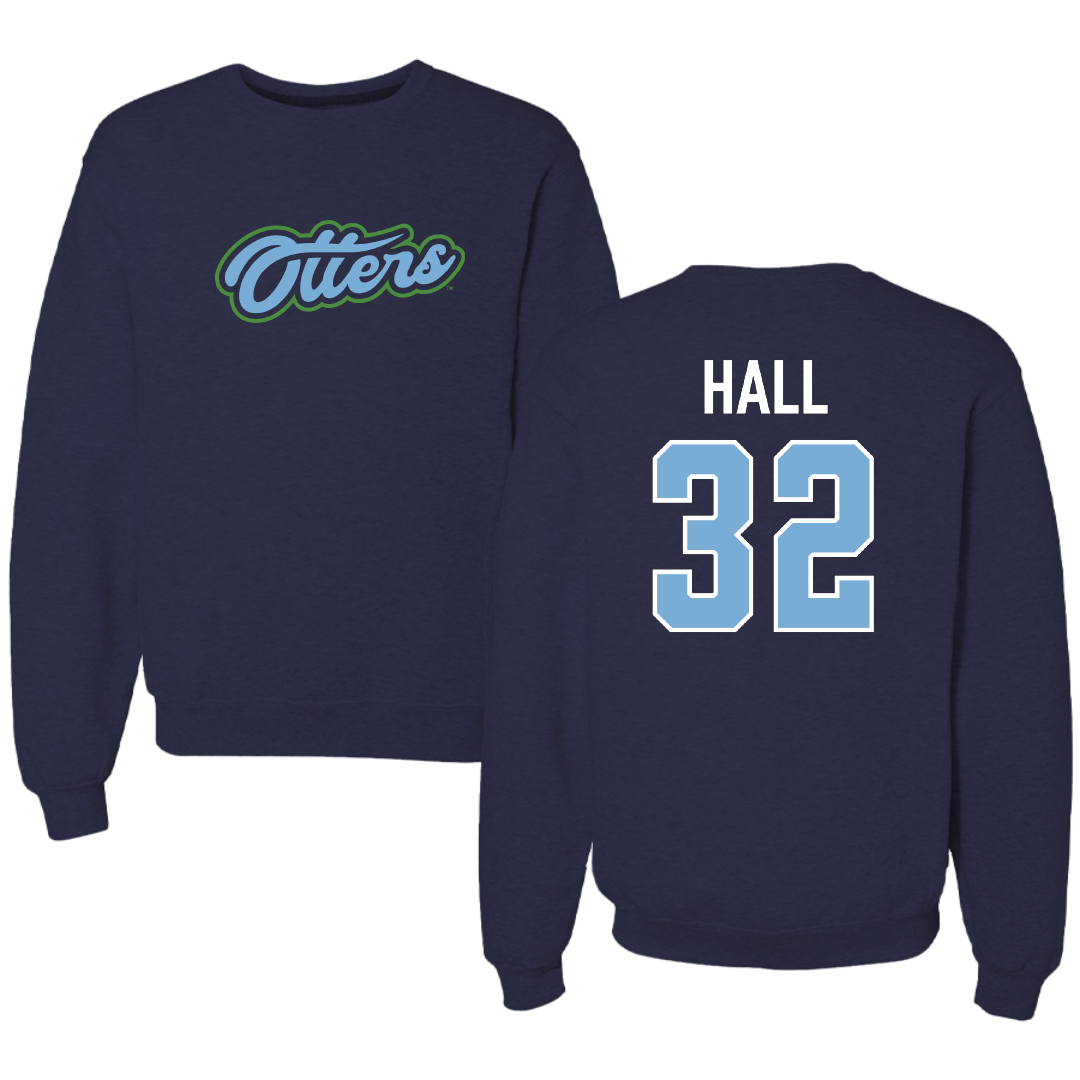 Cal State Monterey Bay Soccer Navy Crewneck - #32 Kaelyn Hall